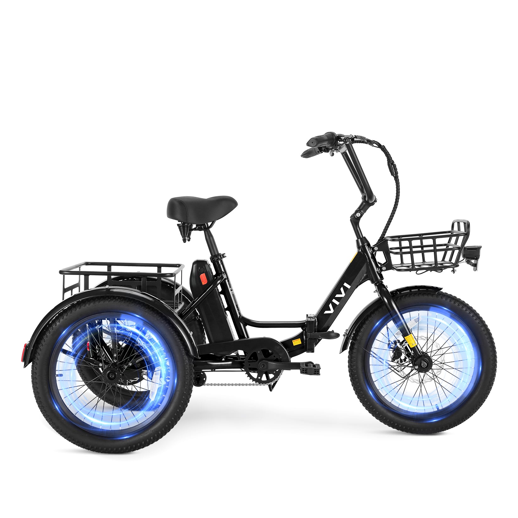 VIVI T01 Electric Tricycle Folding Cargo Electric Tricycle UL2849 Certified