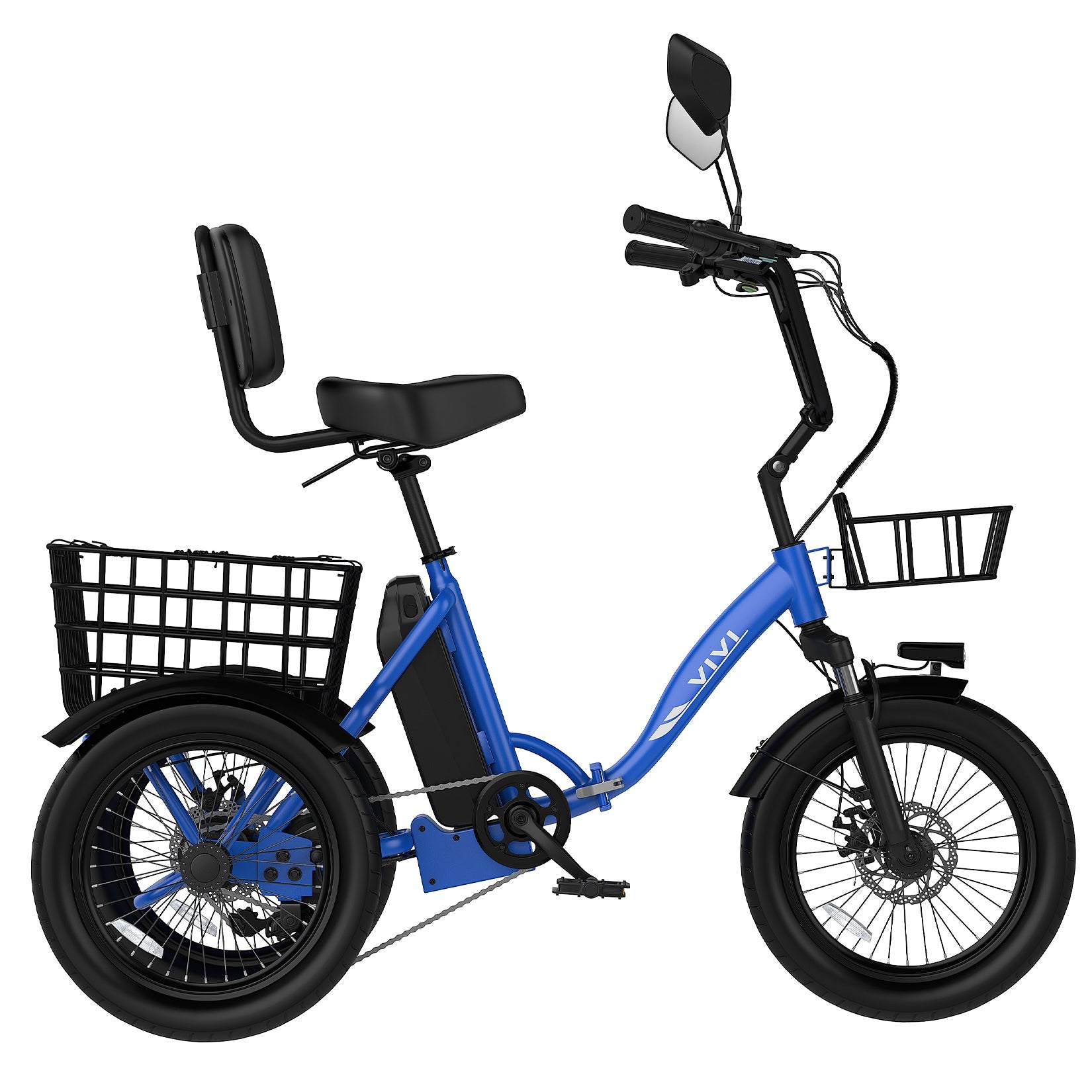 3 wheel bicycle for youth Viribus 20 inch Folding Adult Tricycle With the new Prevelo Alpha Three 20" Speed