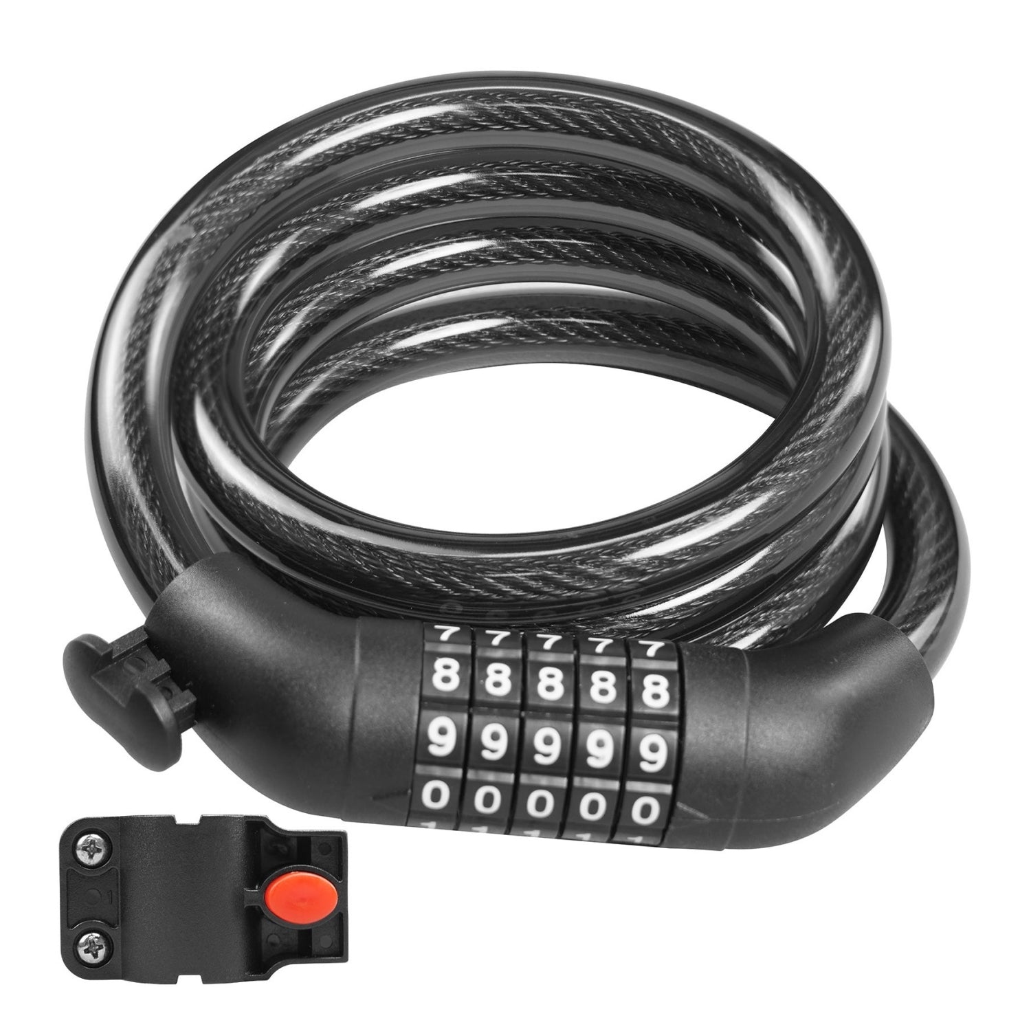 VIVI Bike Lock 150cm Combination Cable Lock