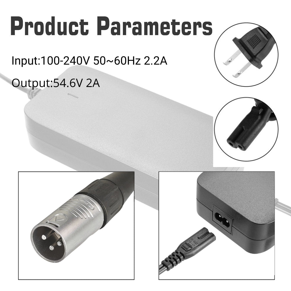 VIVI Electric Bike Chargers for 48V Battery