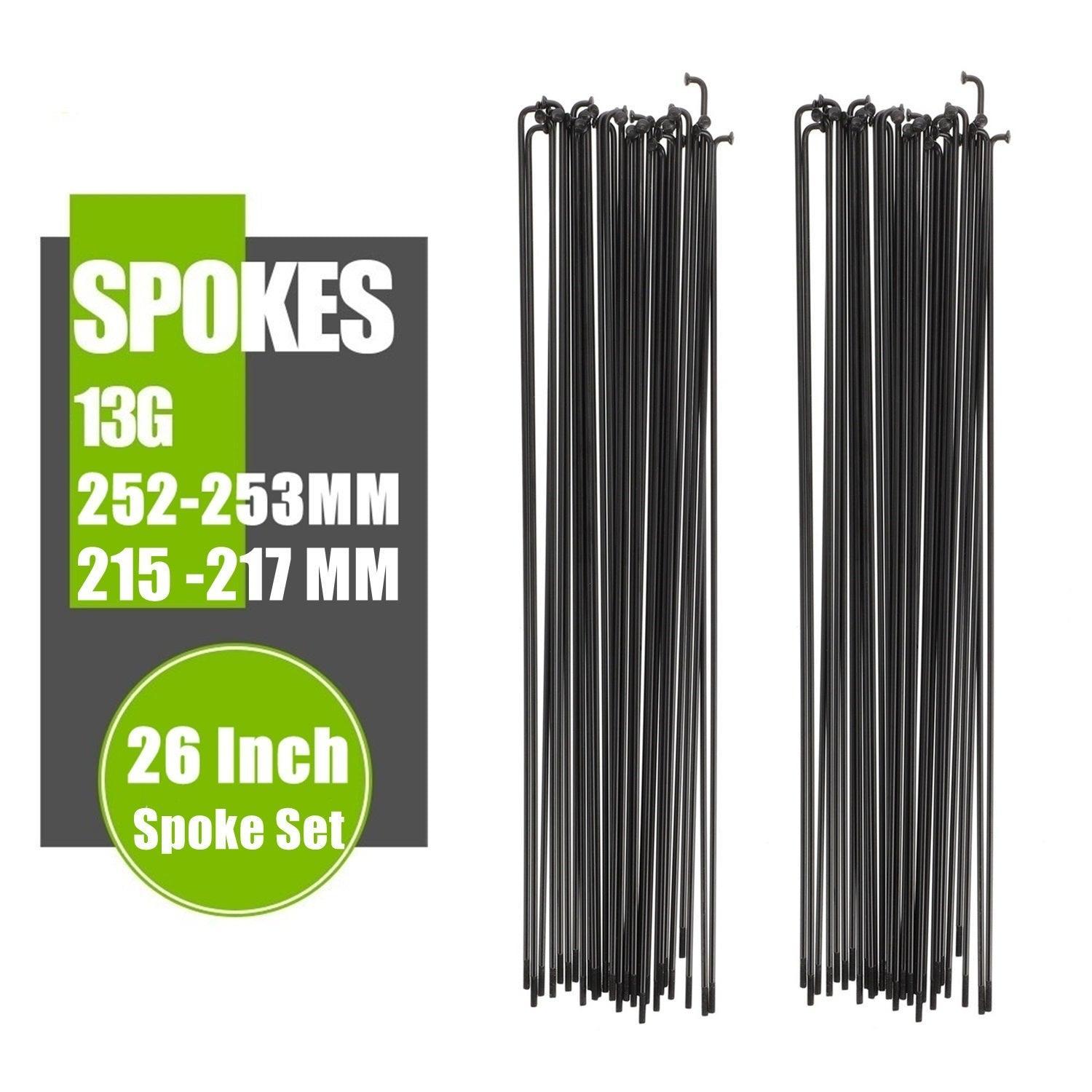 VIVI Bike 26 Inch Bike Spokes with Nipples