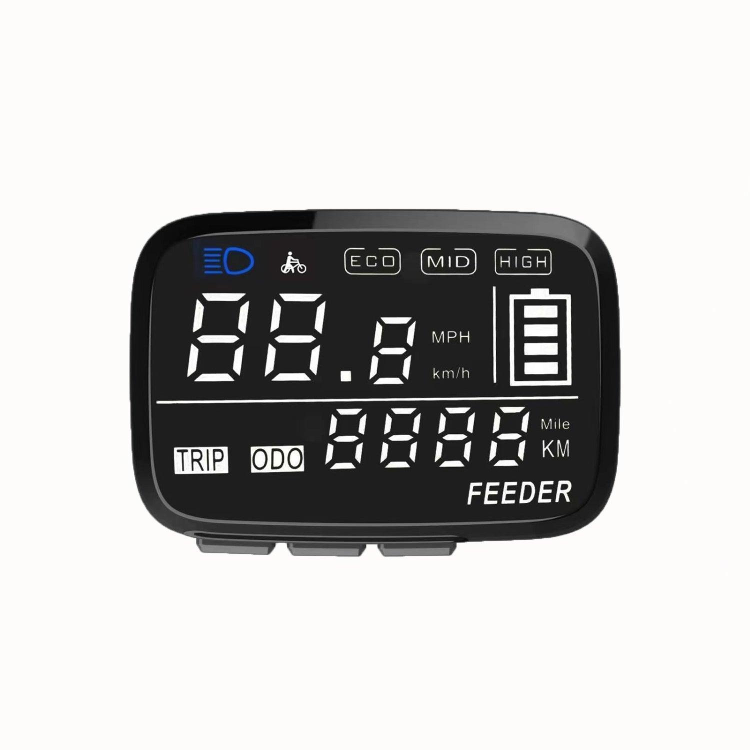 VIVI Electric Bike 48V 08N LCD Display Meters For Gopina Ebike