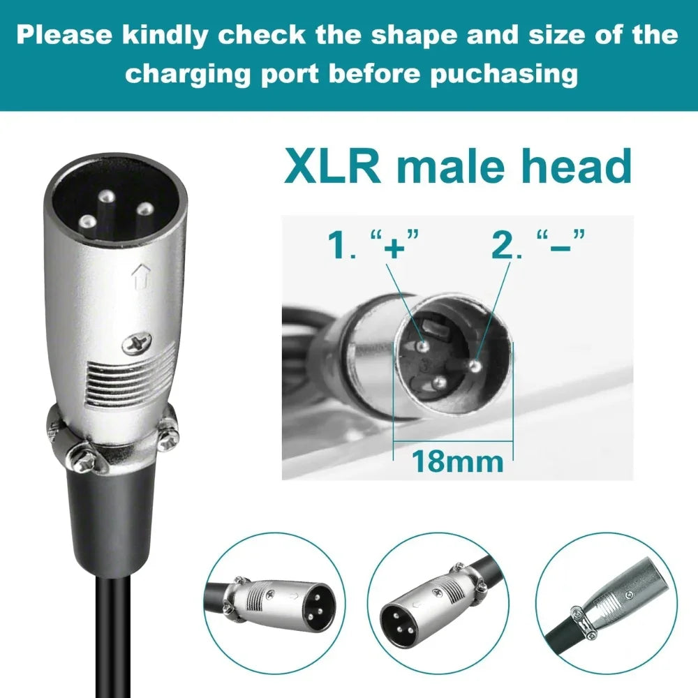 VIVI Electric Bike Chargers for 48V Battery