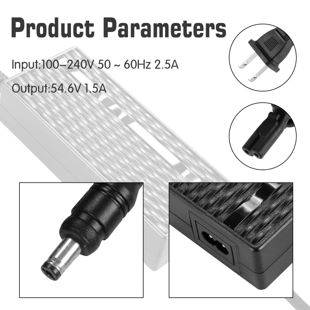 VIVI Electric Bike Chargers for 48V Battery