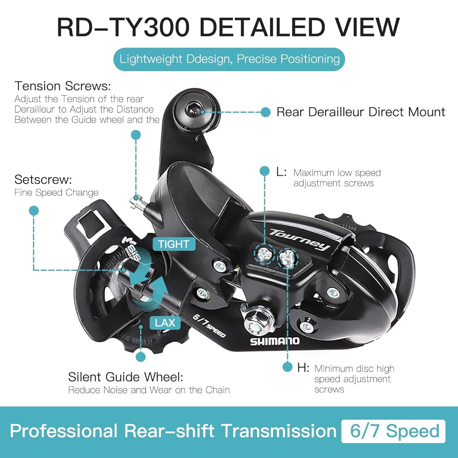 VIVI Electric Bike Derailleur Rear Derailleurs
