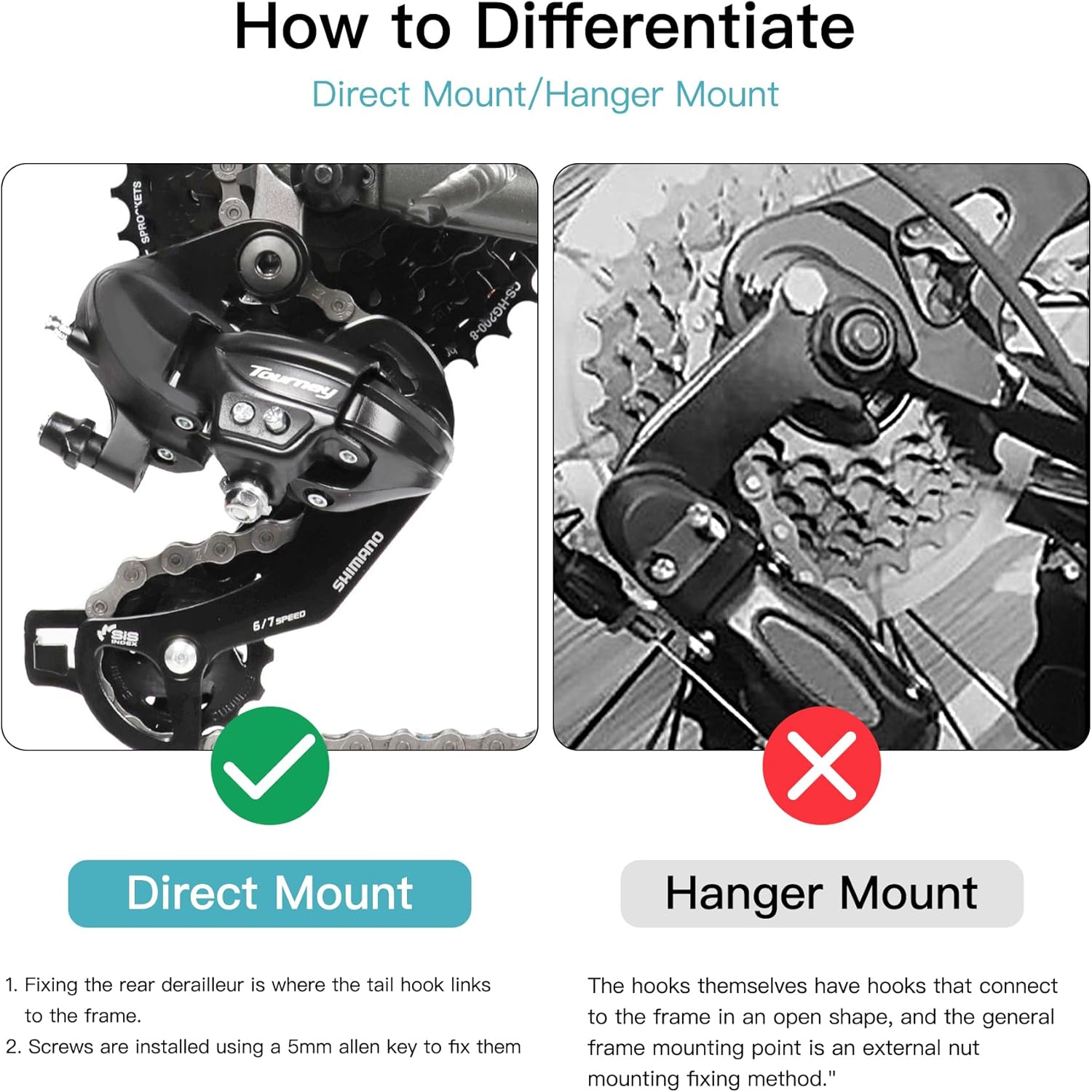 VIVI Electric Bike Derailleur Rear Derailleurs