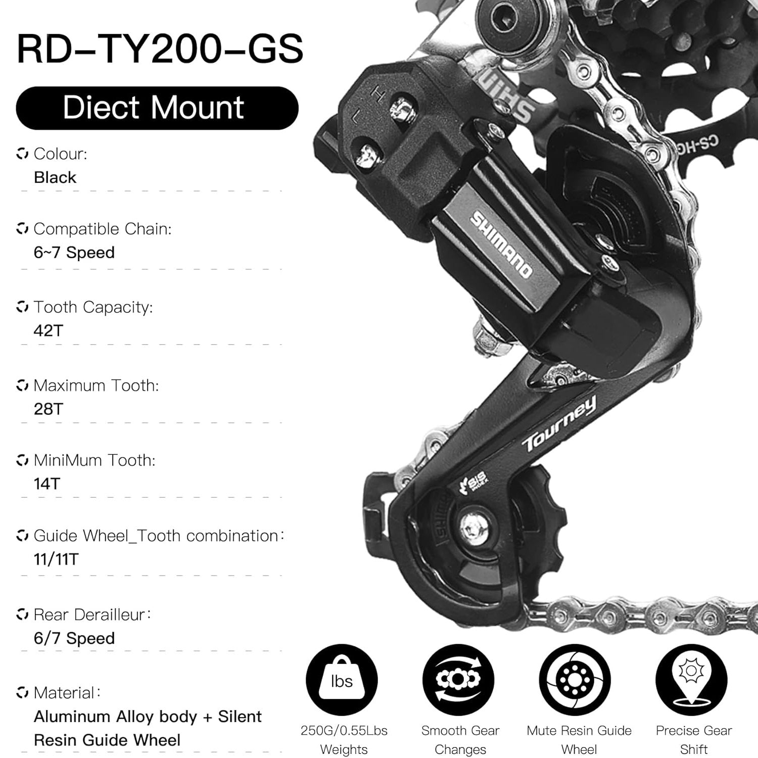 VIVI Electric Bike Derailleur Rear Derailleurs