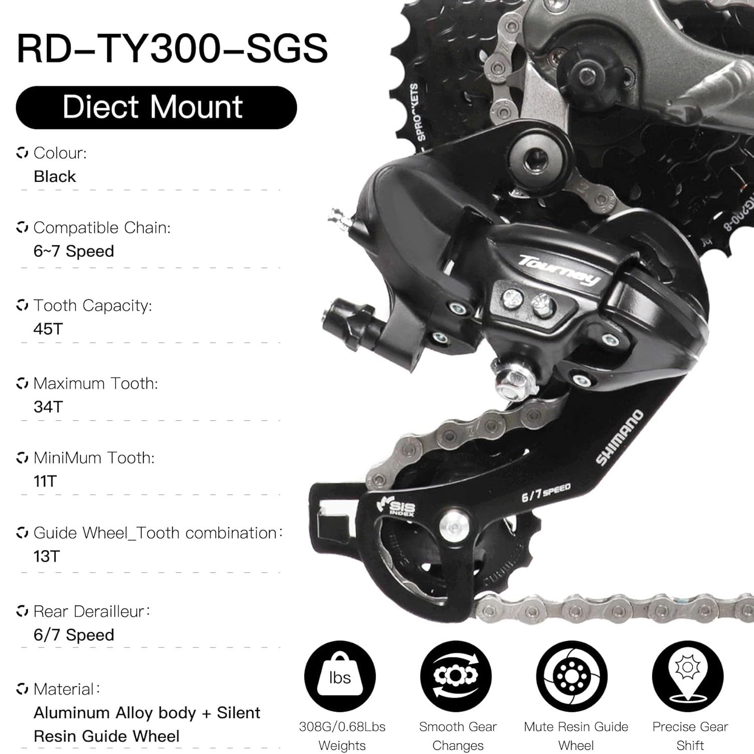 VIVI Electric Bike Derailleur Rear Derailleurs