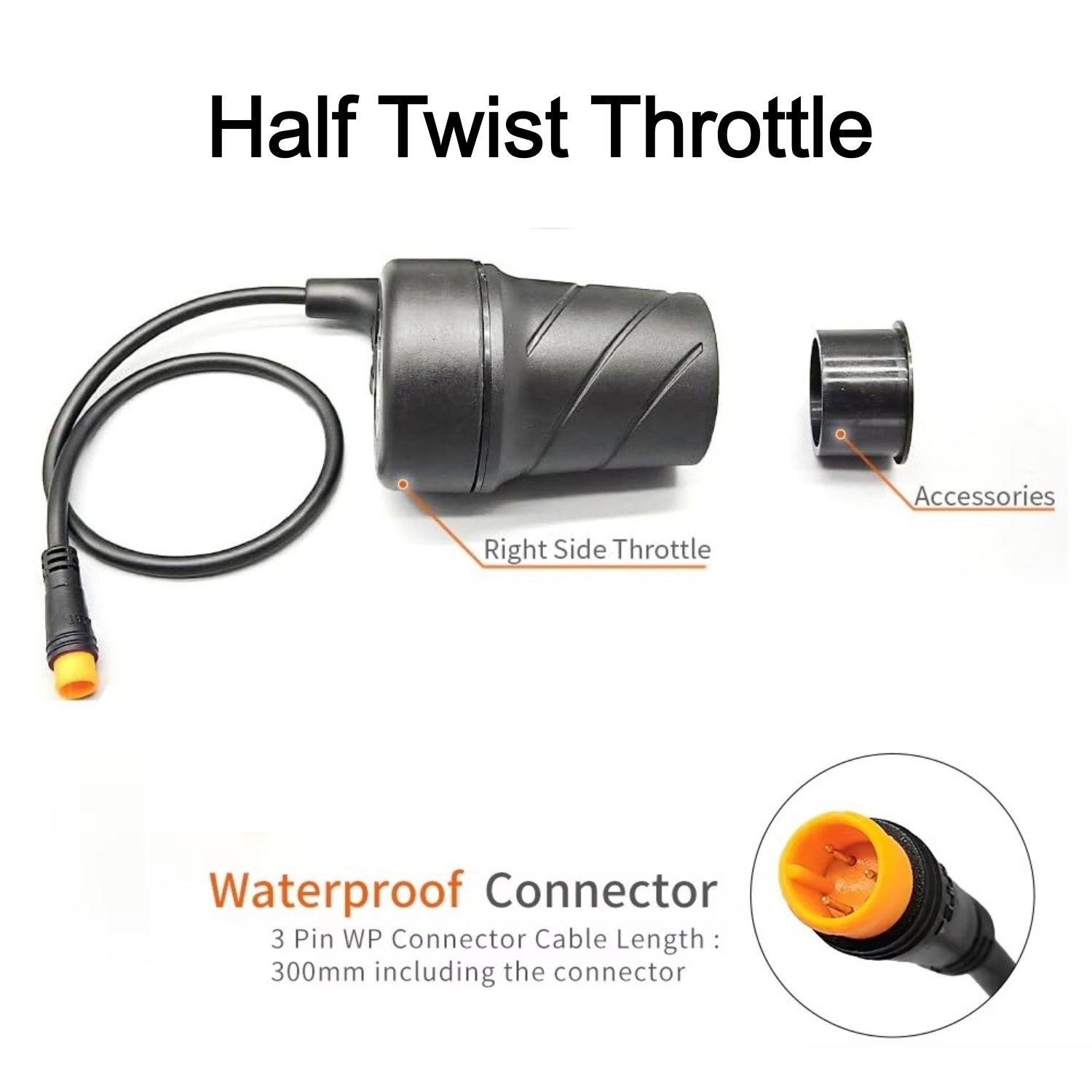VIVI Electric Bike Half Twist Throttles