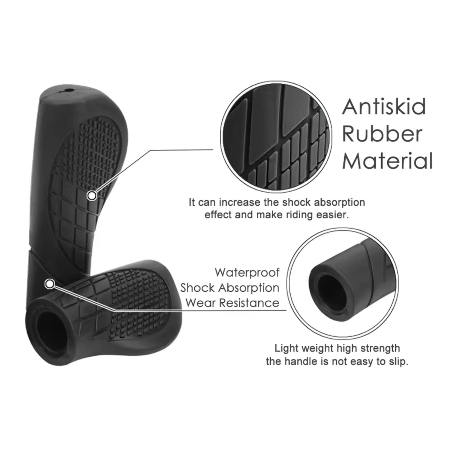 VIVI Electric Bike Handlebar Grips