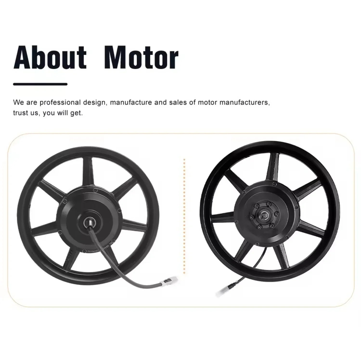 VIVI Electric Bike Motor Rear Brushless Hub Motors