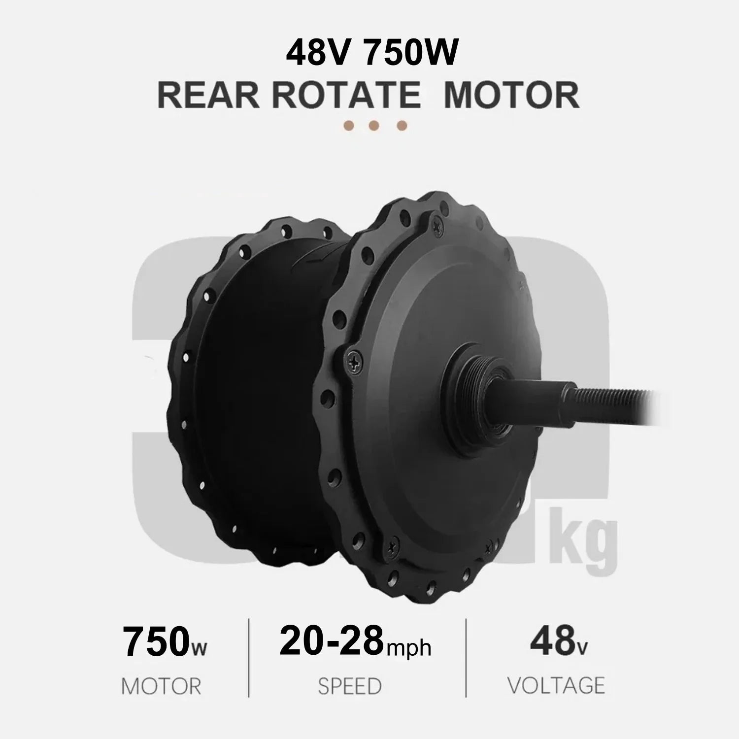 VIVI Electric Bike Motor Rear Brushless Hub Motors