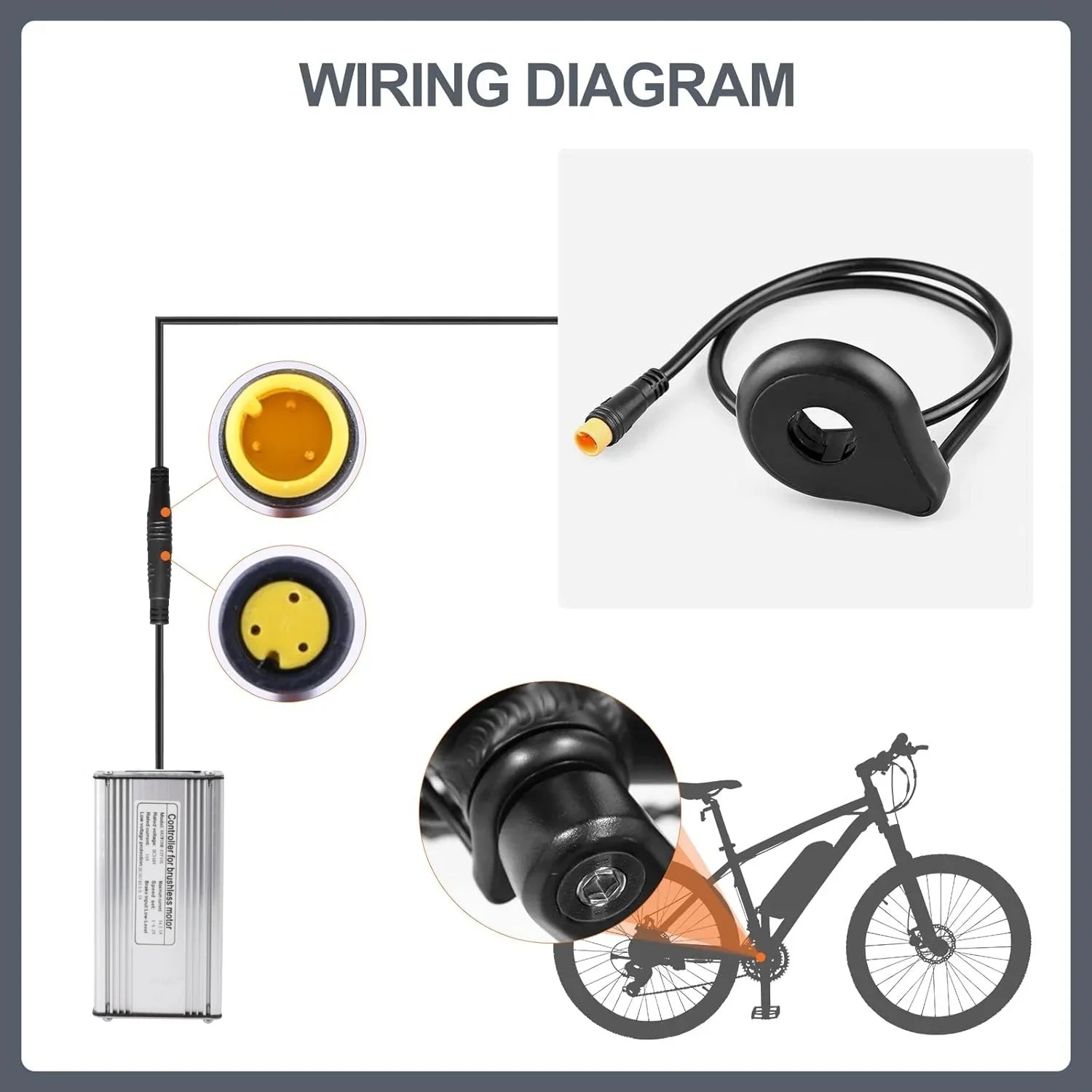 VIVI Electric Bike Speed and Cadence Sensors