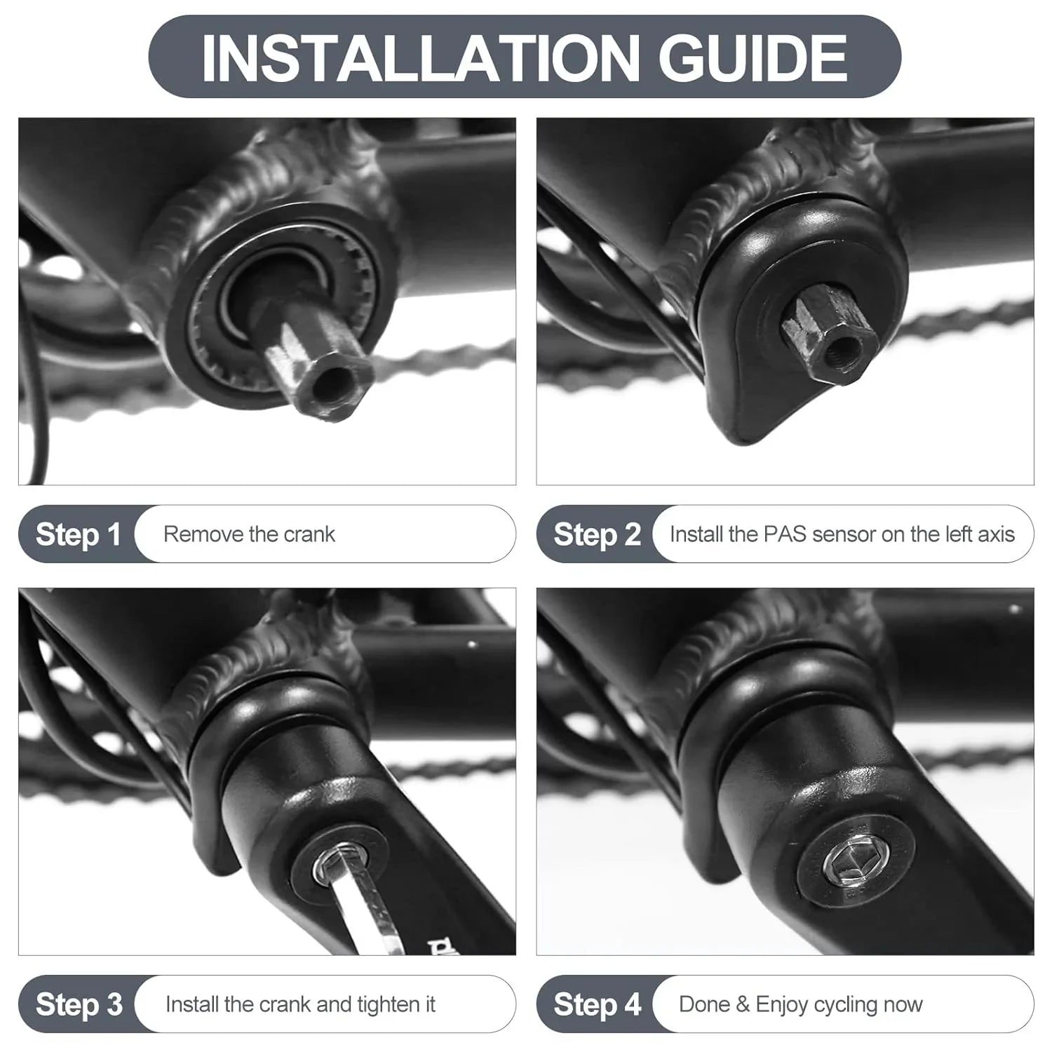 VIVI Electric Bike Speed and Cadence Sensors