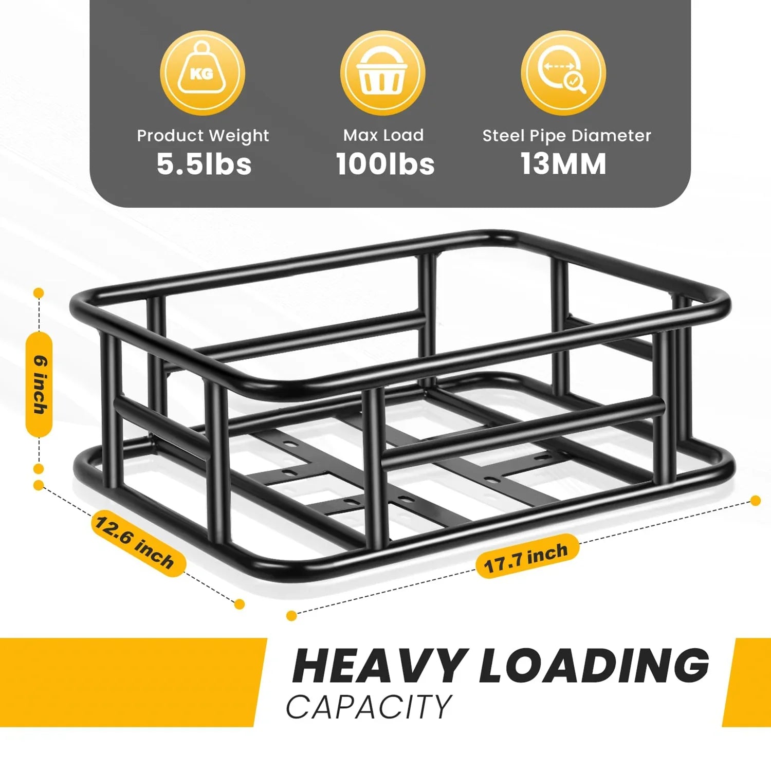 VIVI Rear Rack Basket Cargo Baskets for ACE01 & ACE07