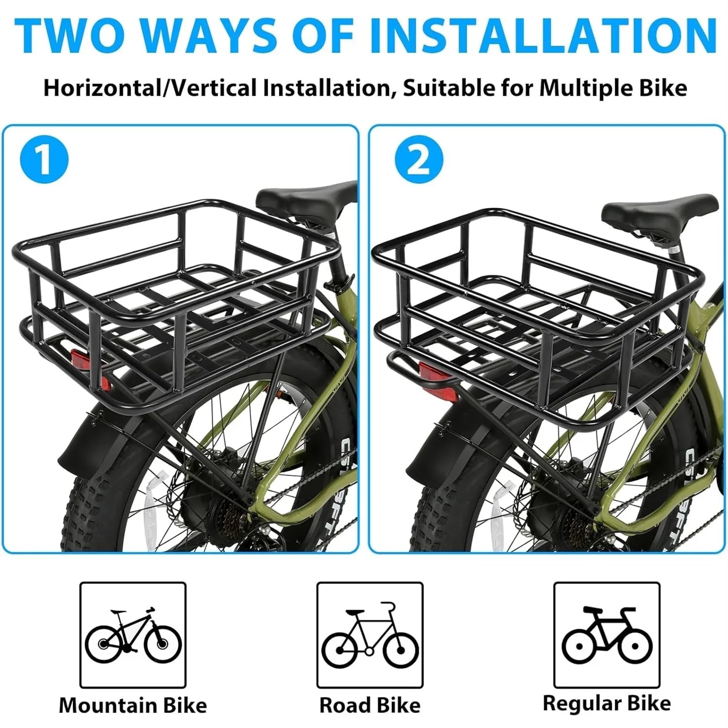 VIVI Rear Rack Basket Cargo Baskets for ACE01 & ACE07