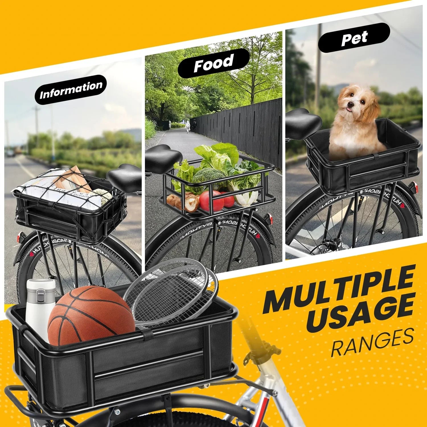 VIVI Rear Rack Basket Cargo Baskets for ACE01 & ACE07
