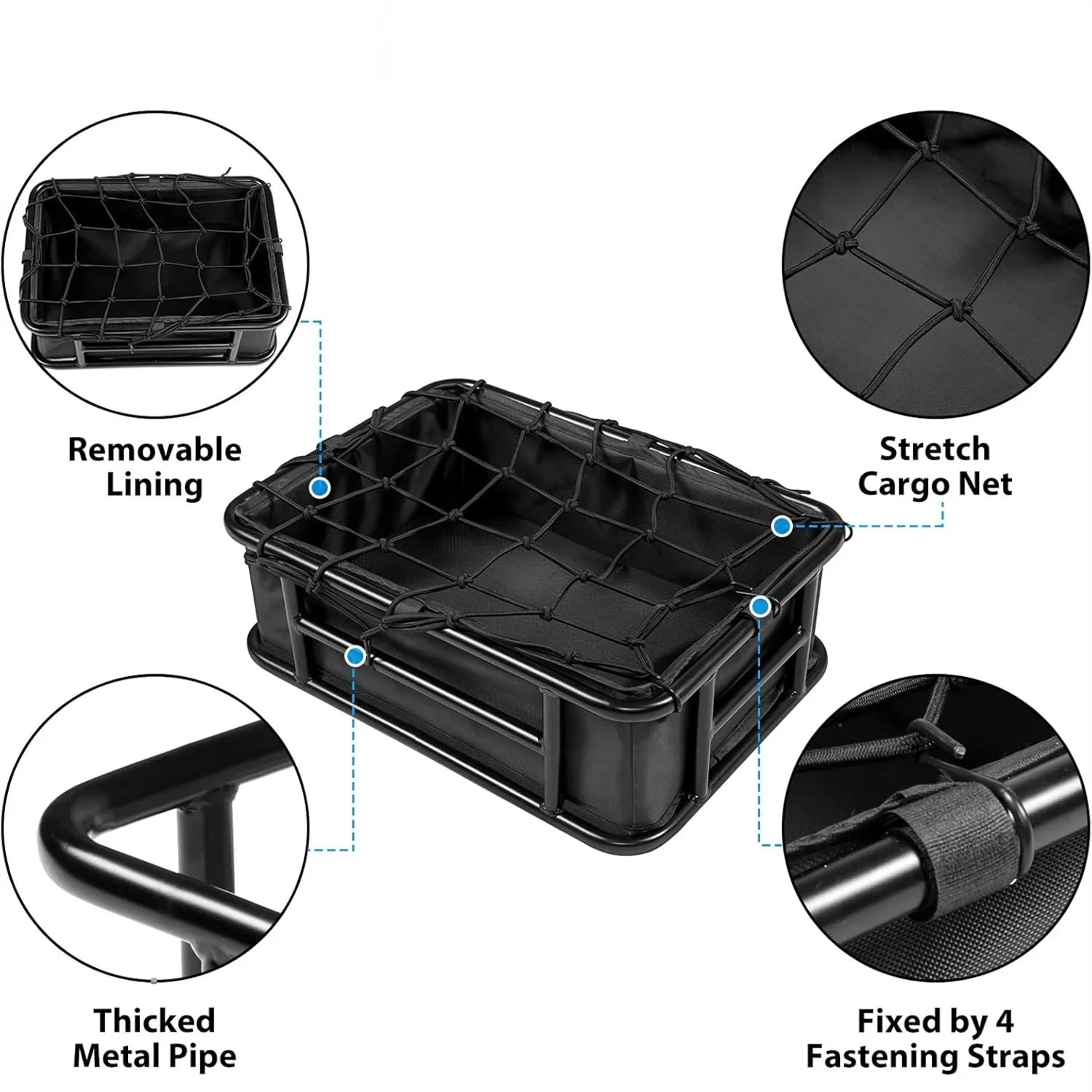 VIVI Rear Rack Basket Cargo Baskets for ACE01 & ACE07