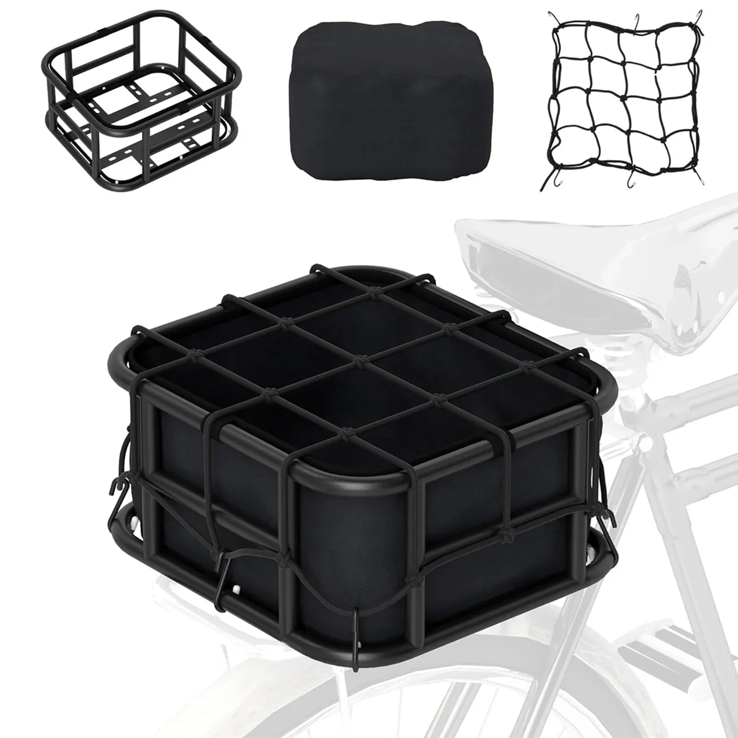 VIVI Universal Rear Rack Basket Cargo Baskets
