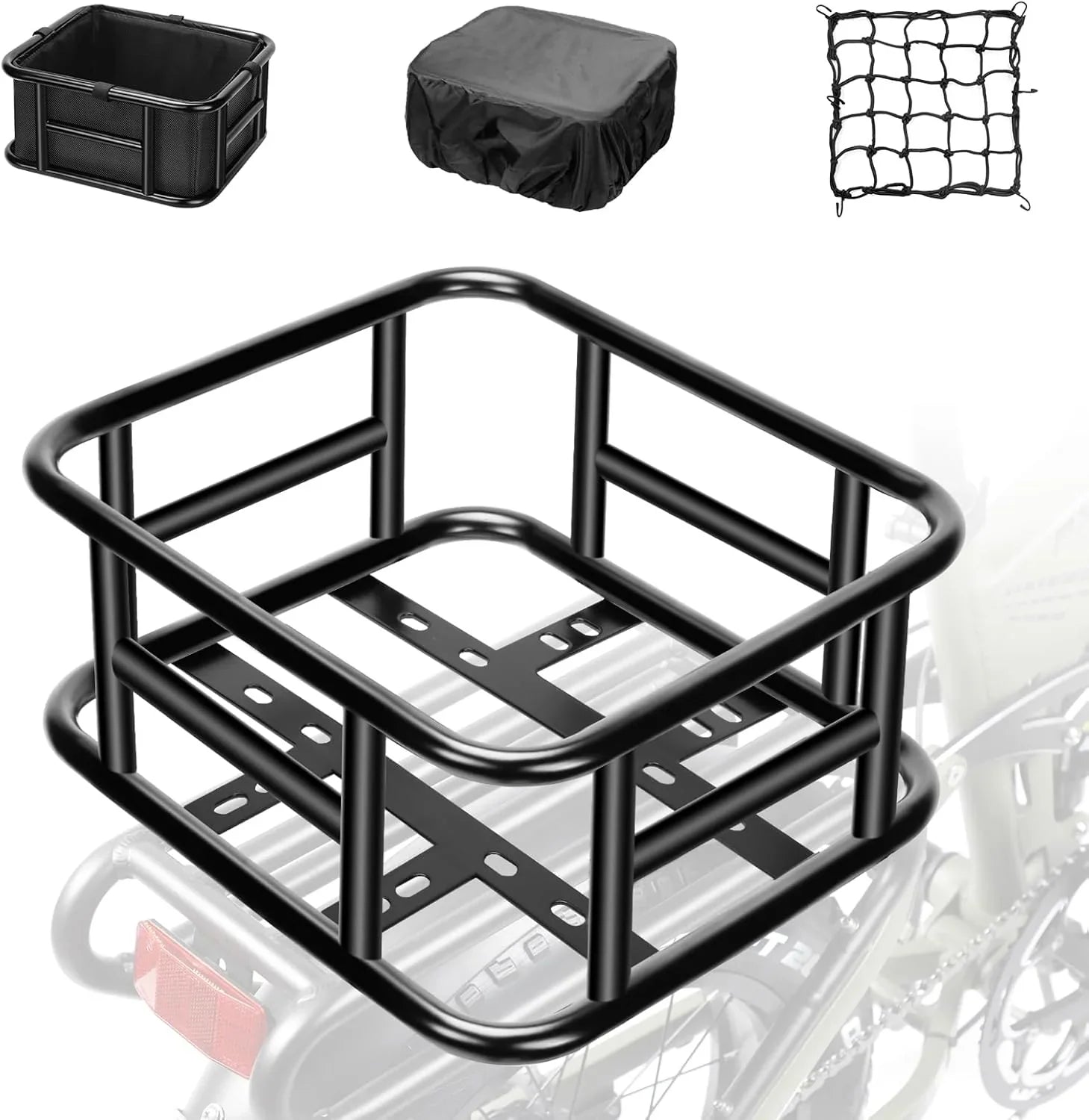 VIVI Universal Rear Rack Basket Cargo Baskets