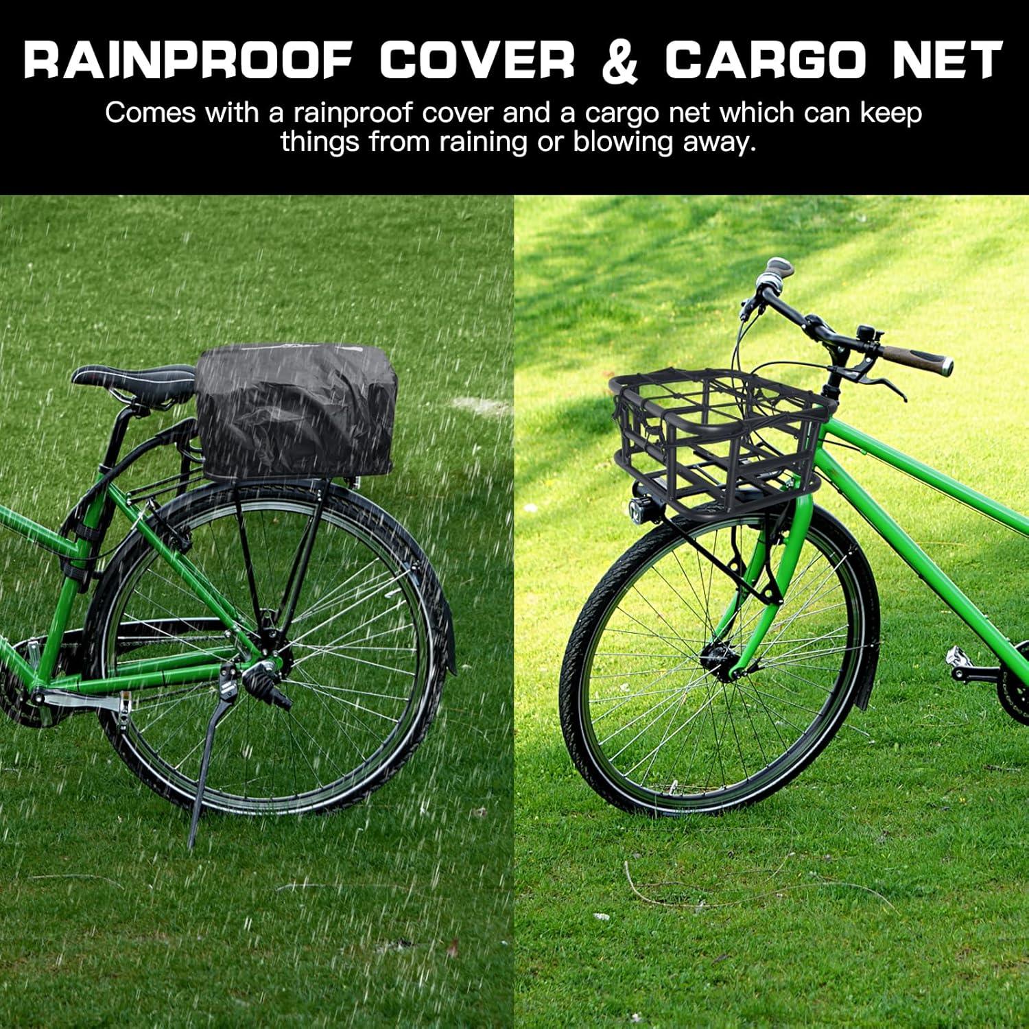 VIVI Universal Rear Rack Basket Cargo Baskets