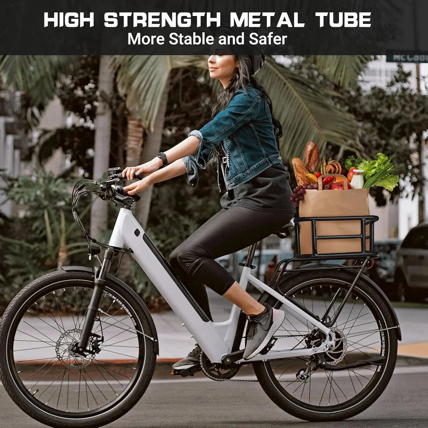 VIVI Universal Rear Rack Basket Cargo Baskets