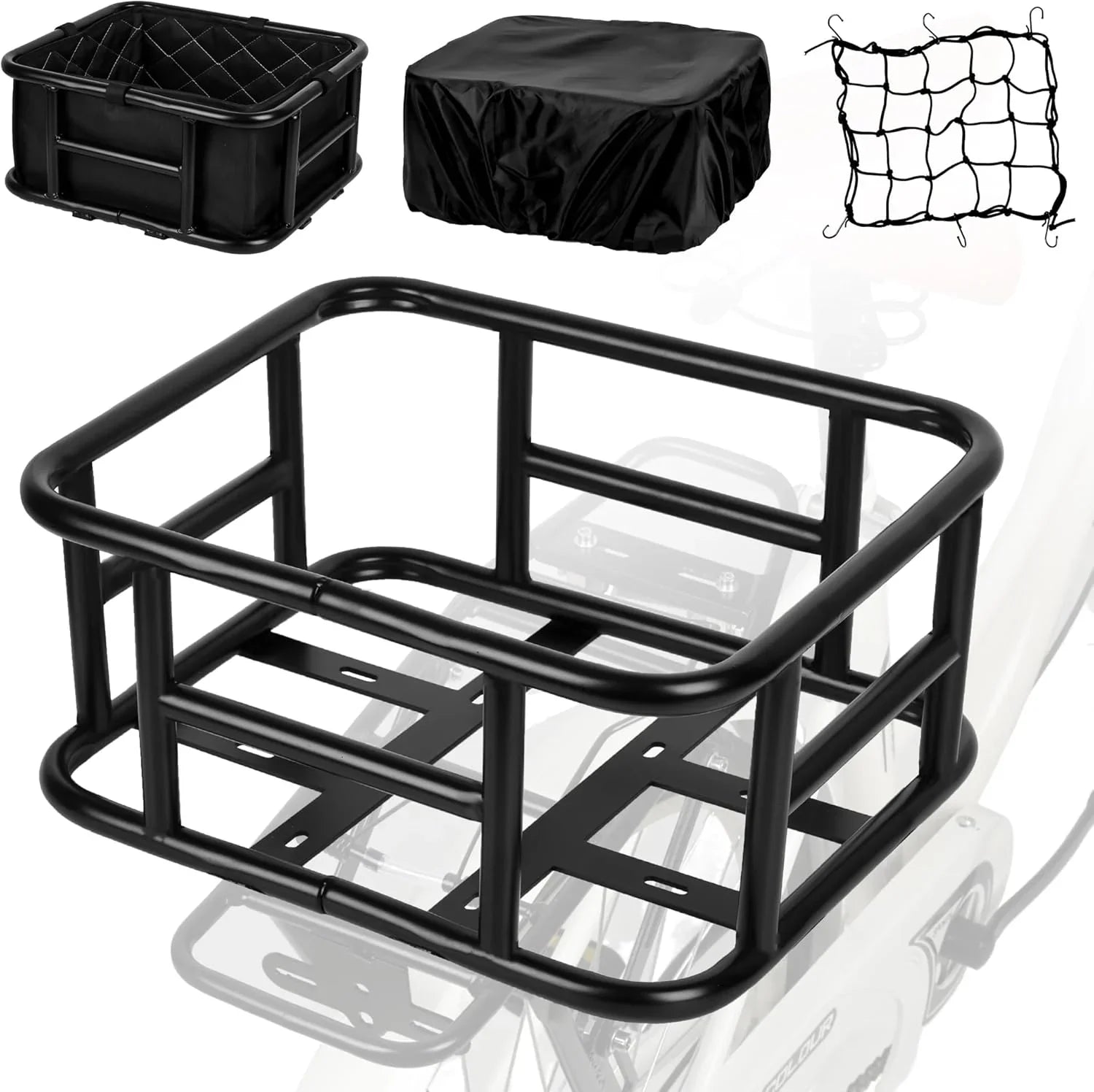 VIVI Universal Rear Rack Basket Cargo Baskets