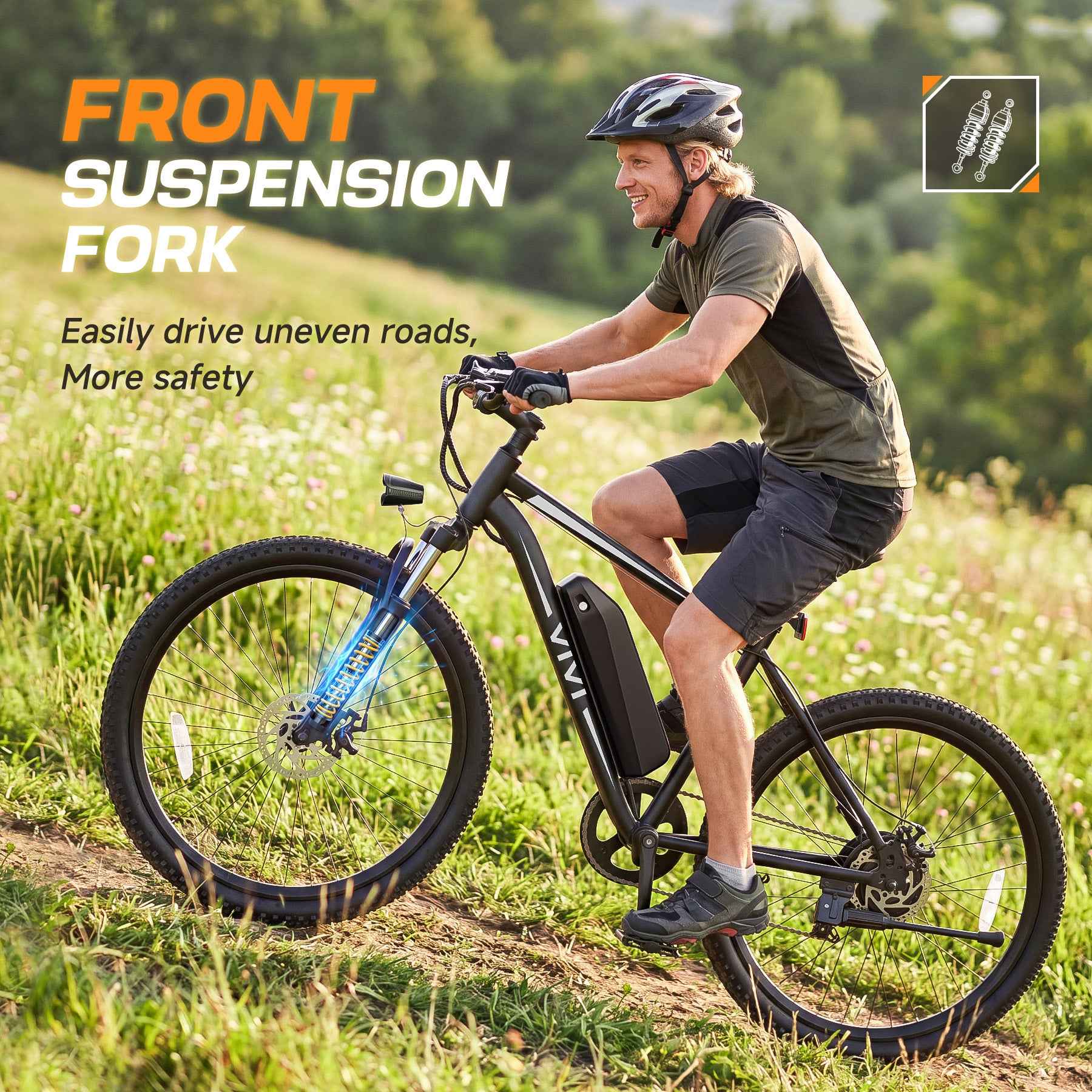 VIVI MT26 Electric Bike Commuter Electric Mountain Bike SGS Certified to UL2849