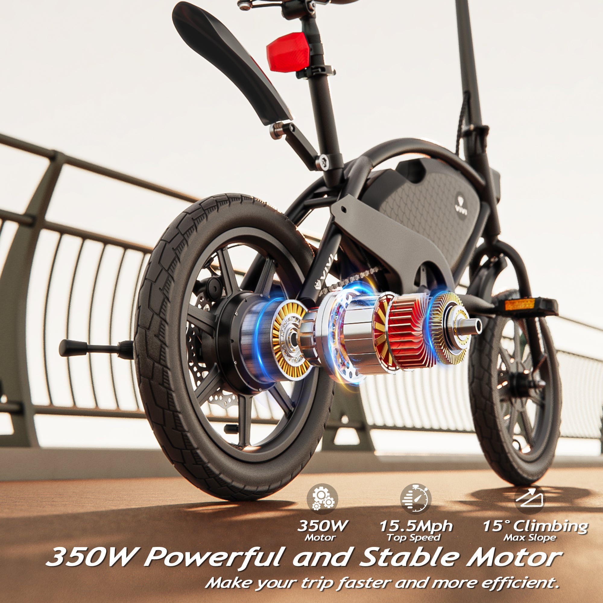 VIVI PONY01 Commuter Mini Folding Electric Bike