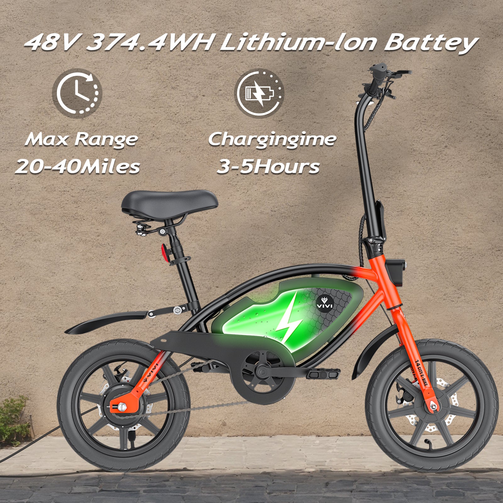 VIVI PONY01 Commuter Mini Folding Electric Bike