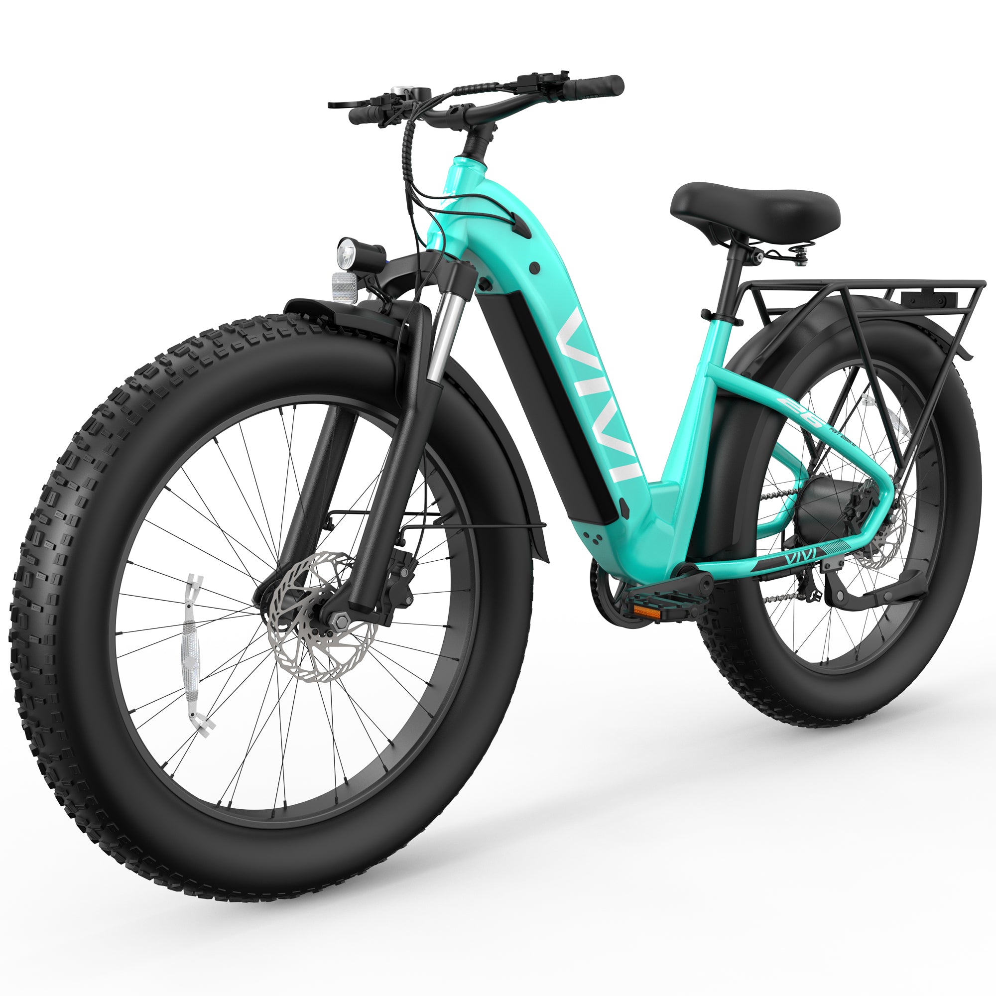 VIVI ACE07 Step-Thru Commuter Fat Tire Electric Bike UL2849 Certified