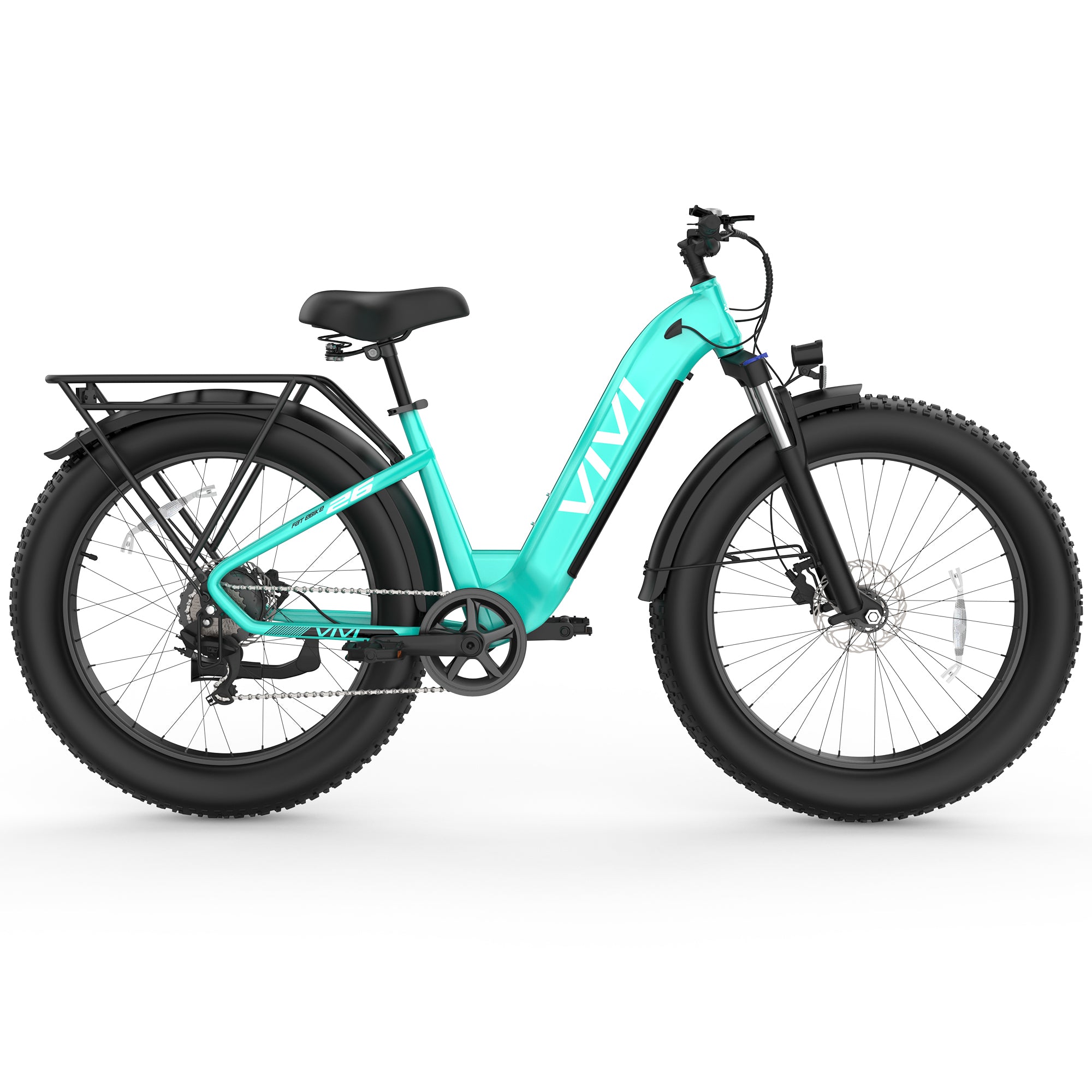 VIVI ACE07 Step-Thru Commuter Fat Tire Electric Bike UL2849 Certified