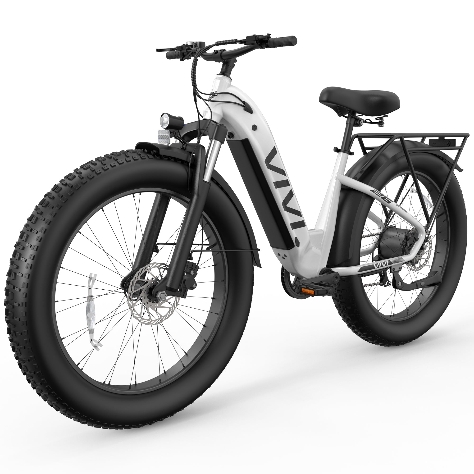 VIVI ACE07 Step-Thru Commuter Fat Tire Electric Bike UL2849 Certified