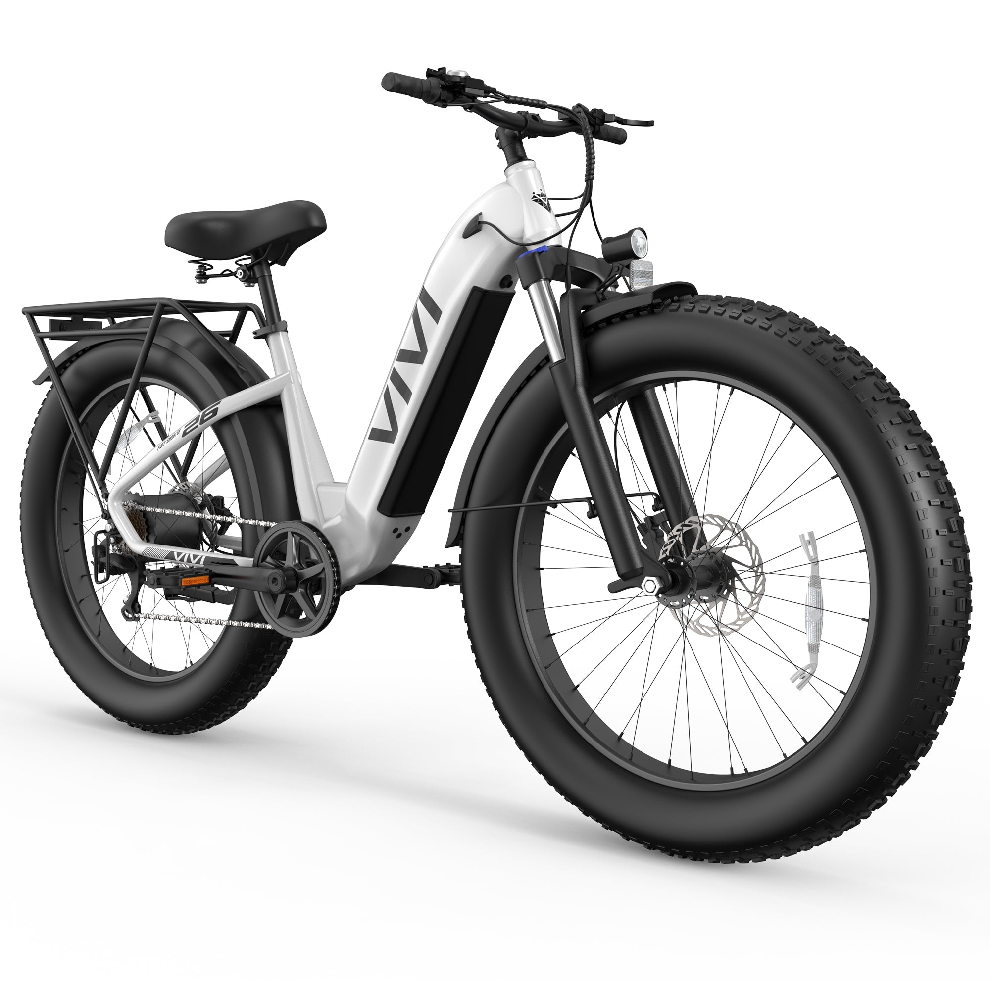 VIVI ACE07 Step-Thru Commuter Fat Tire Electric Bike UL2849 Certified