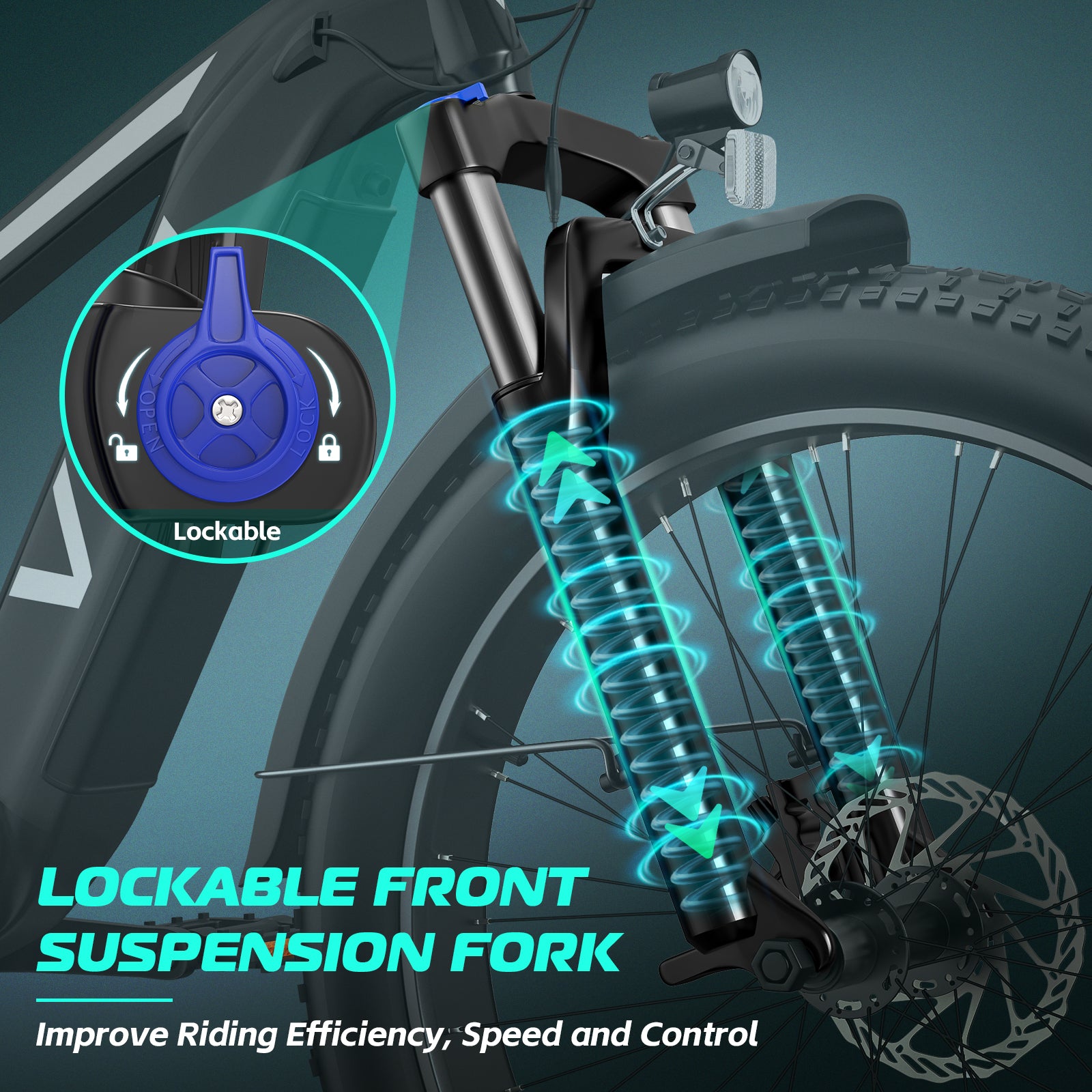 VIVI ACE01 Pro Electric Bike Torque Sensor Fat Tire Electric Bike with App Control