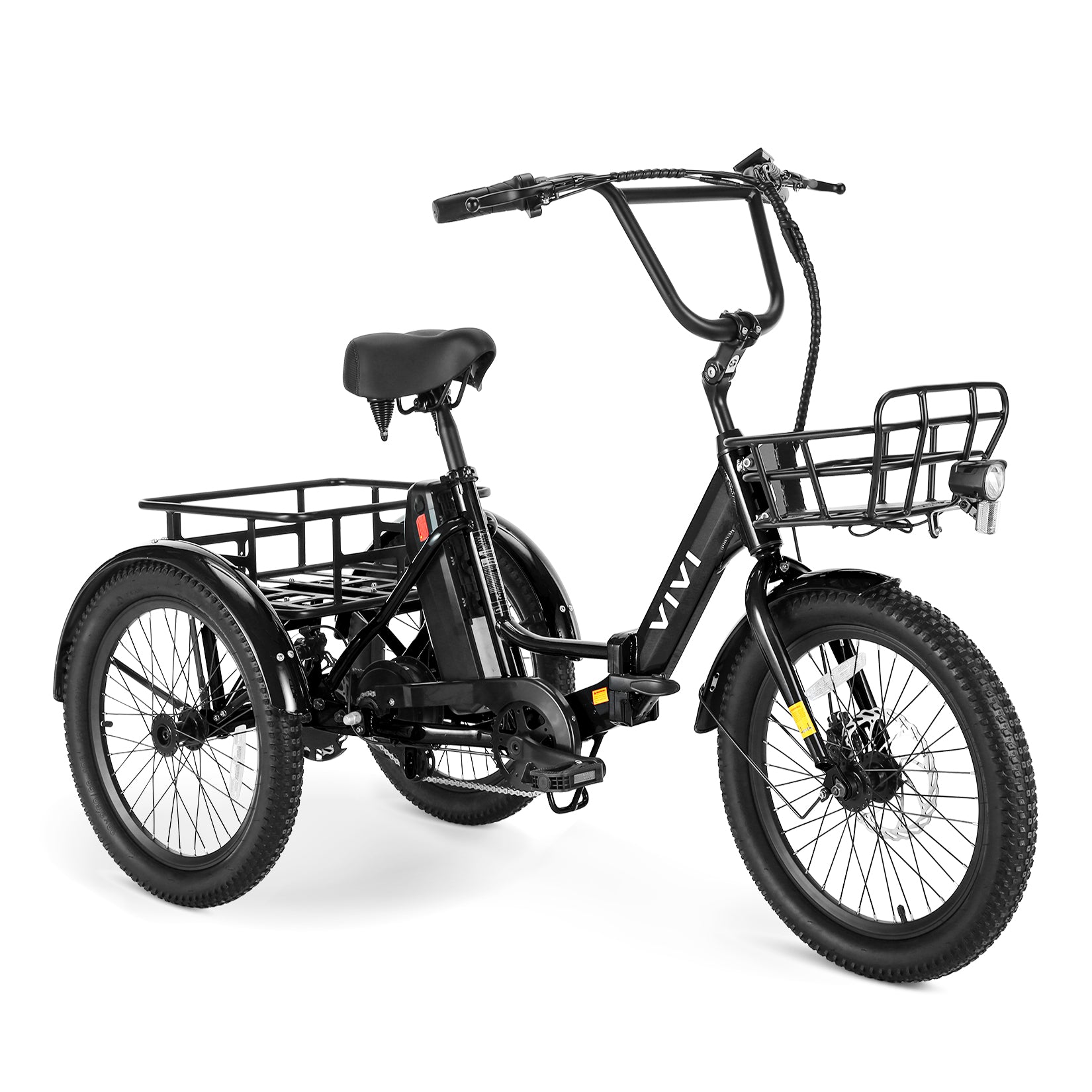 VIVI T01 Electric Trike Folding Cargo Electric Tricycle UL2849 Certified