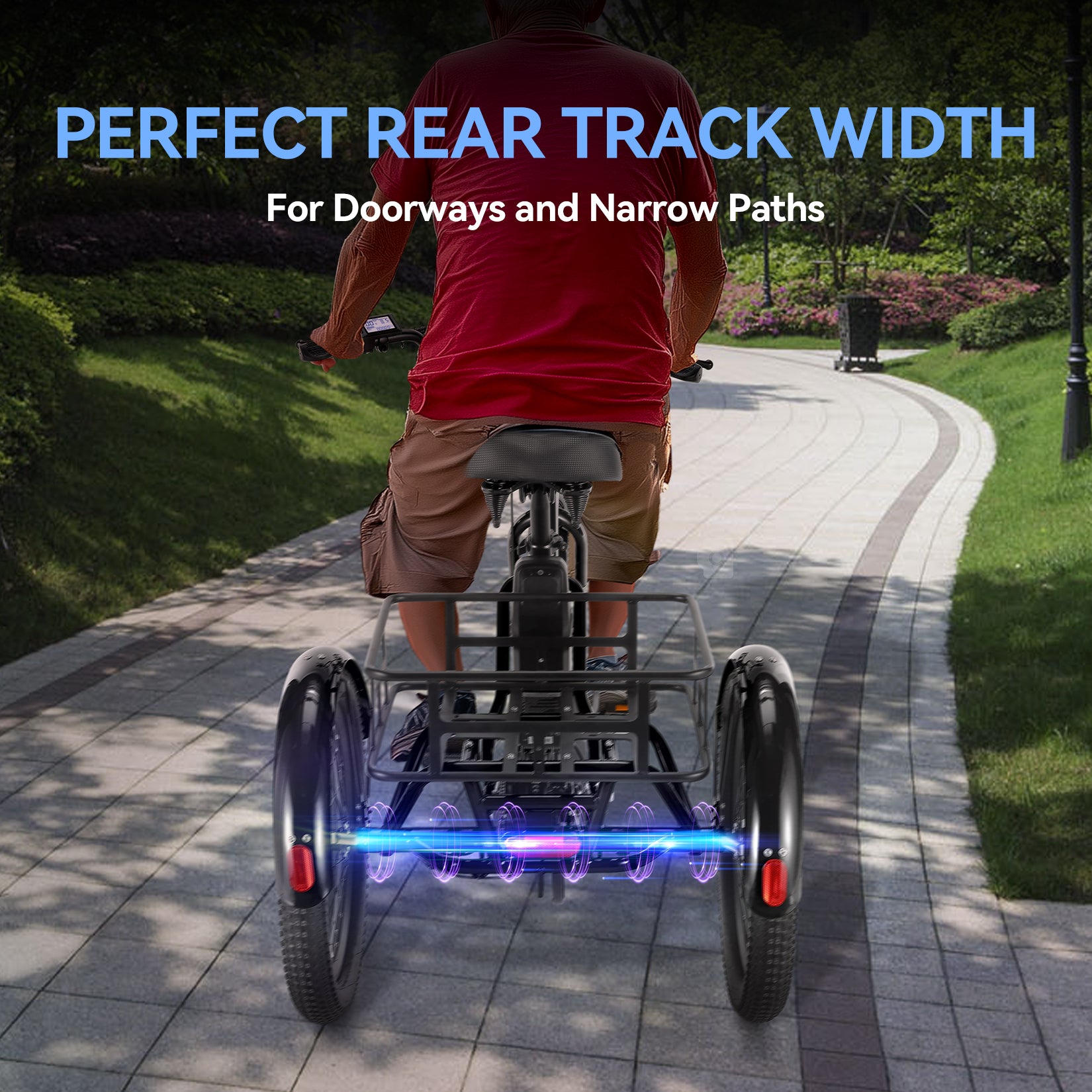 VIVI T01 Electric Trike Folding Cargo Electric Tricycle UL2849 Certified