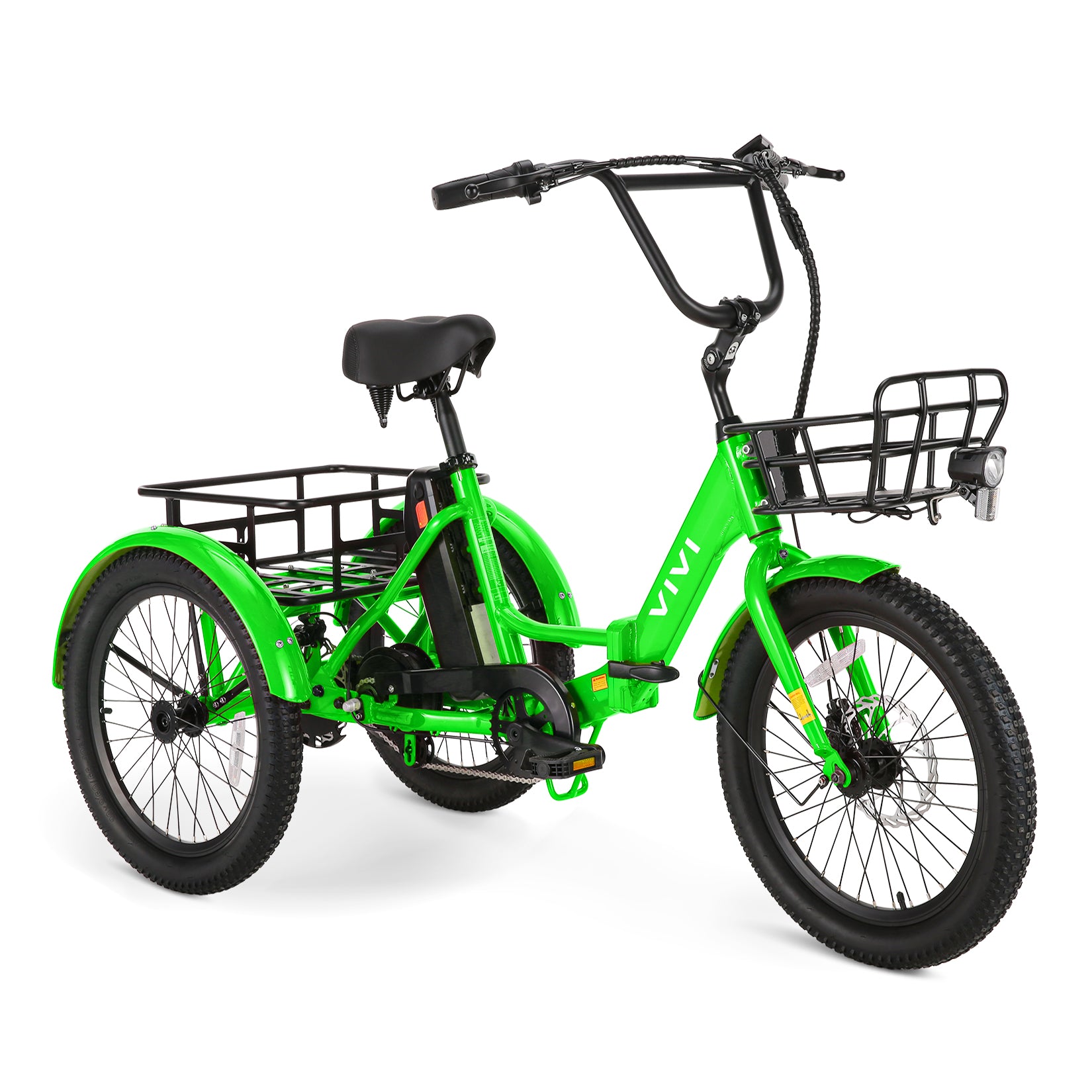 VIVI T01 Electric Trike Folding Cargo Electric Tricycle UL2849 Certified