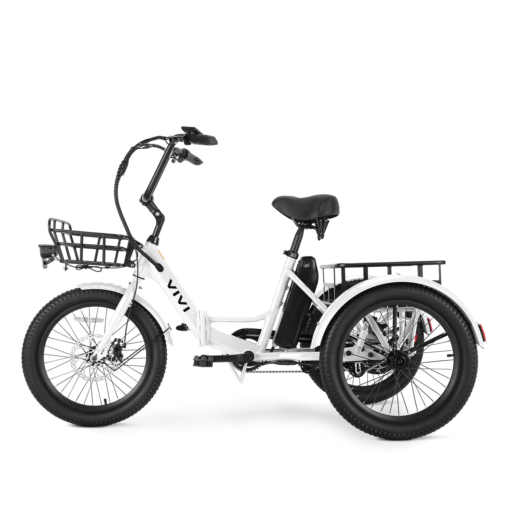 VIVI T01 Electric Trike Folding Cargo Electric Tricycle UL2849 Certified