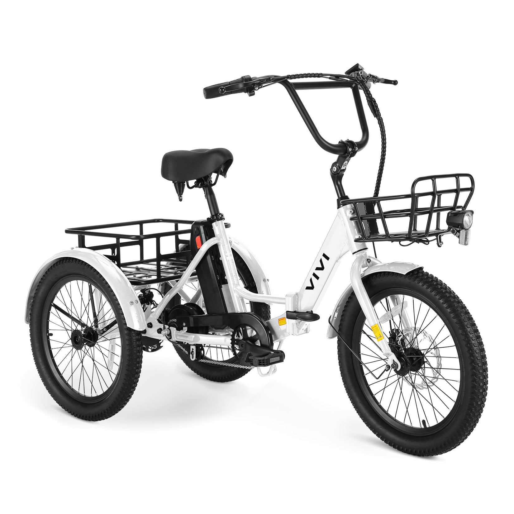 VIVI T01 Electric Trike Folding Cargo Electric Tricycle UL2849 Certified