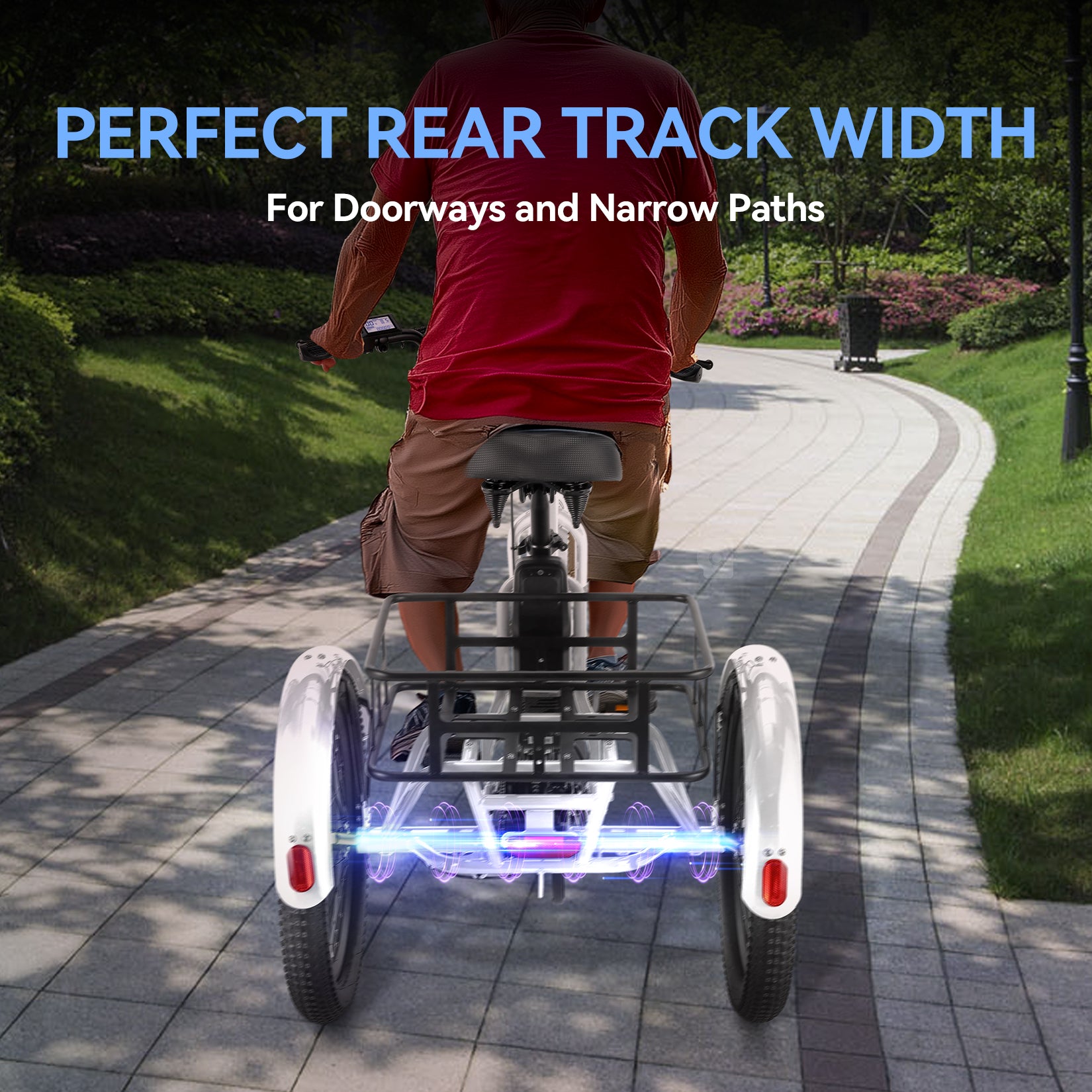VIVI T01 Electric Trike Folding Cargo Electric Tricycle UL2849 Certified