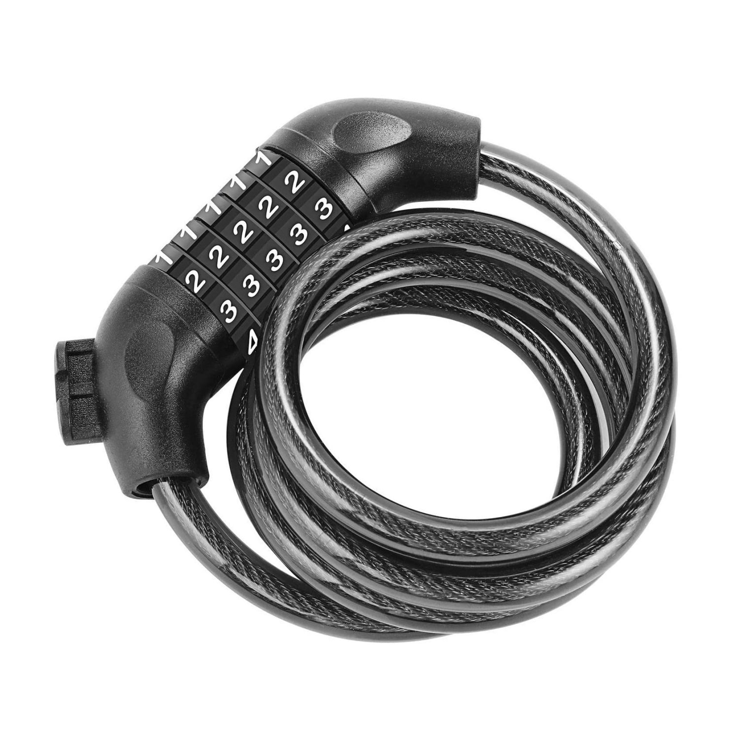 Bloqueo de bicicleta de bicicleta de Vivi bloqueo de cable combinado de 5 dígitos