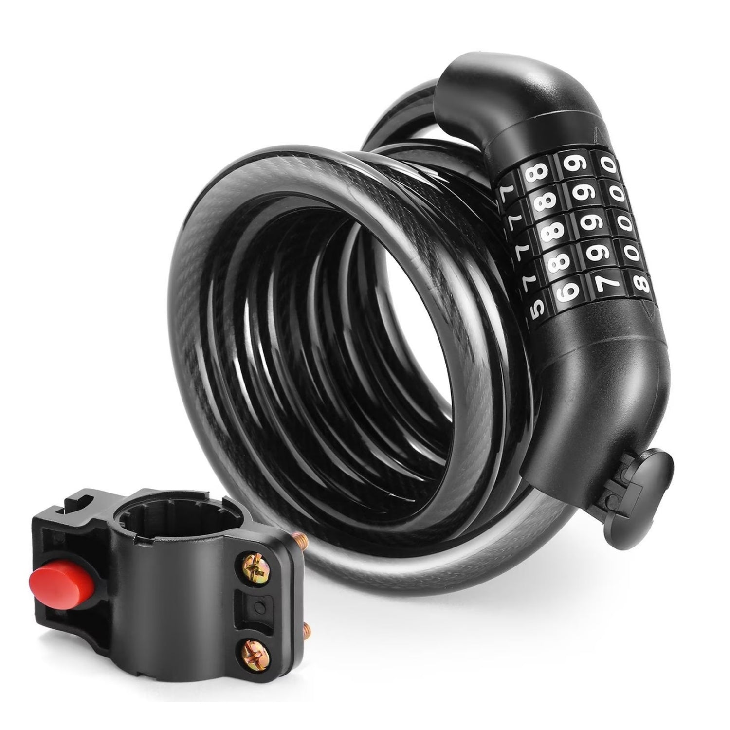 VIVI Bike Lock 150cm Combination Cable Lock
