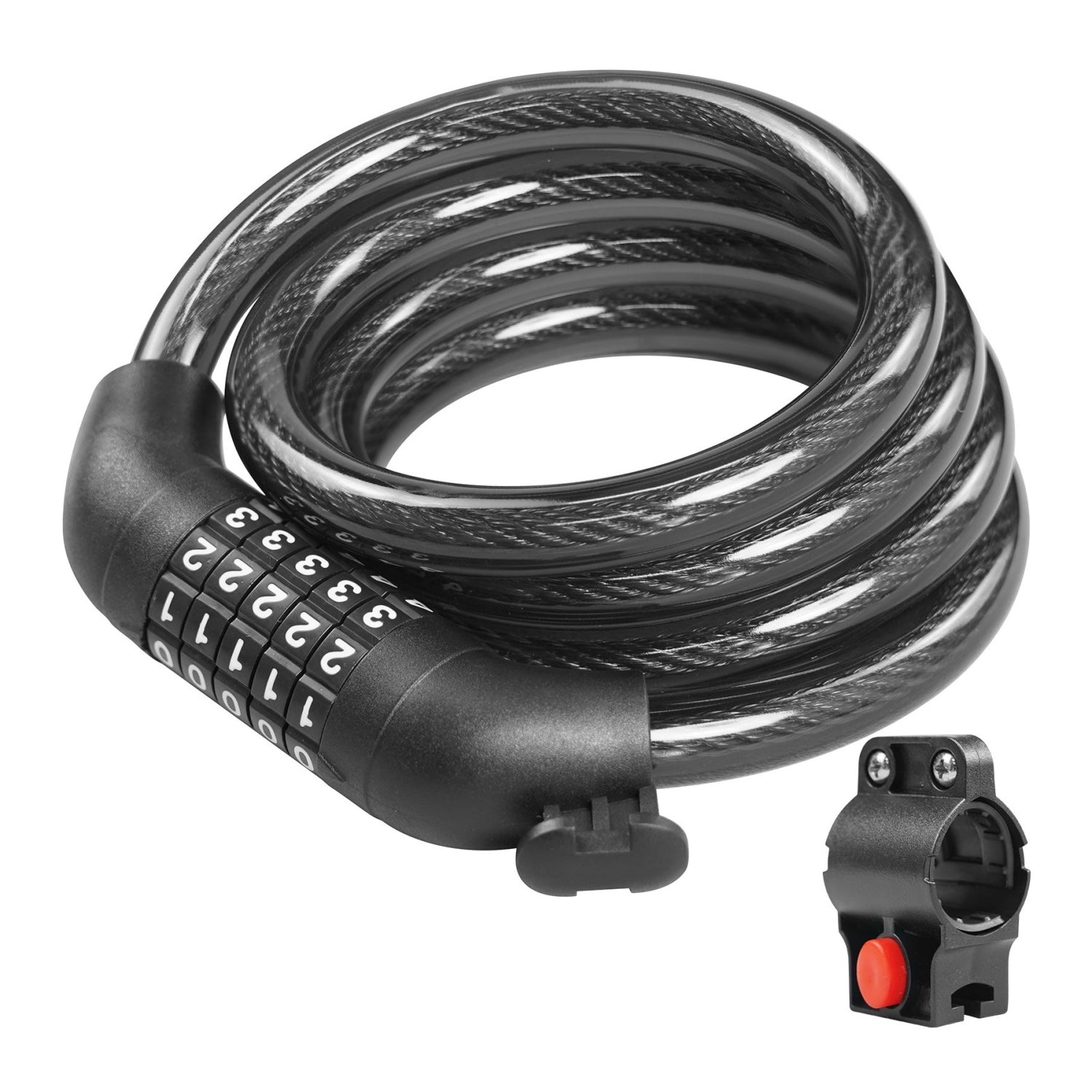 VIVI Bike Lock 150cm Combination Cable Lock