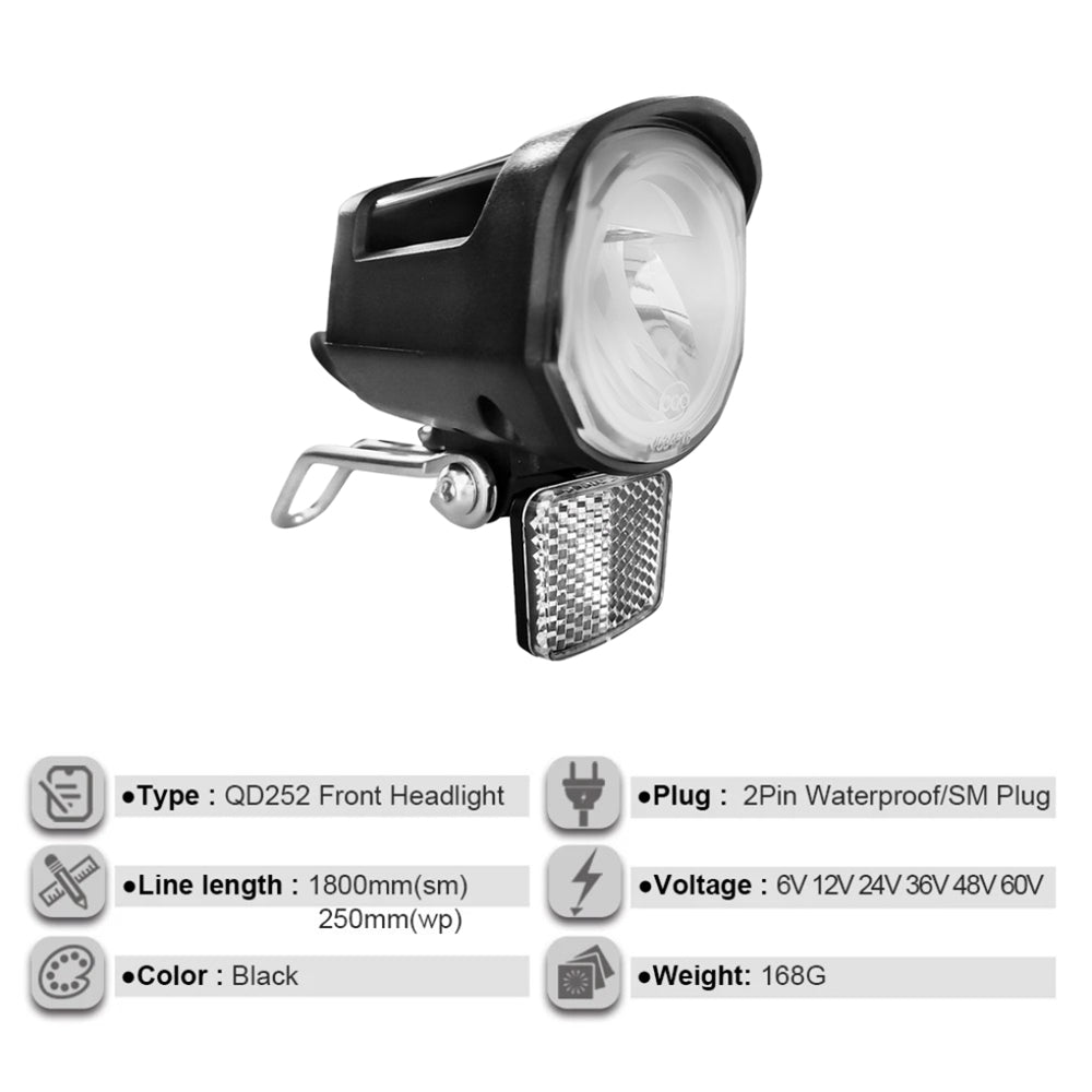 VIVI Bike Headlight QD252 Bike Front Lights