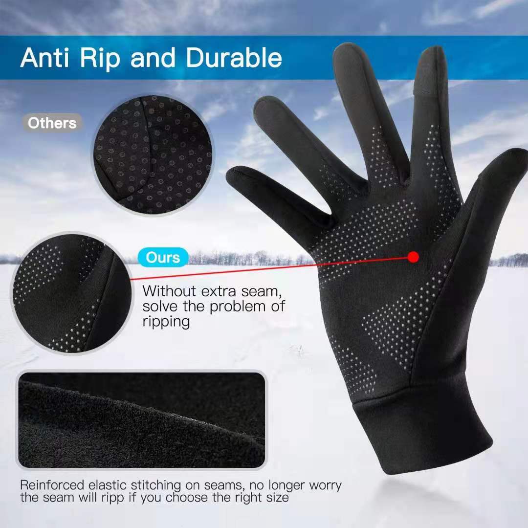 VIVI Windproof Fleece-Lined Touchscreen Gloves