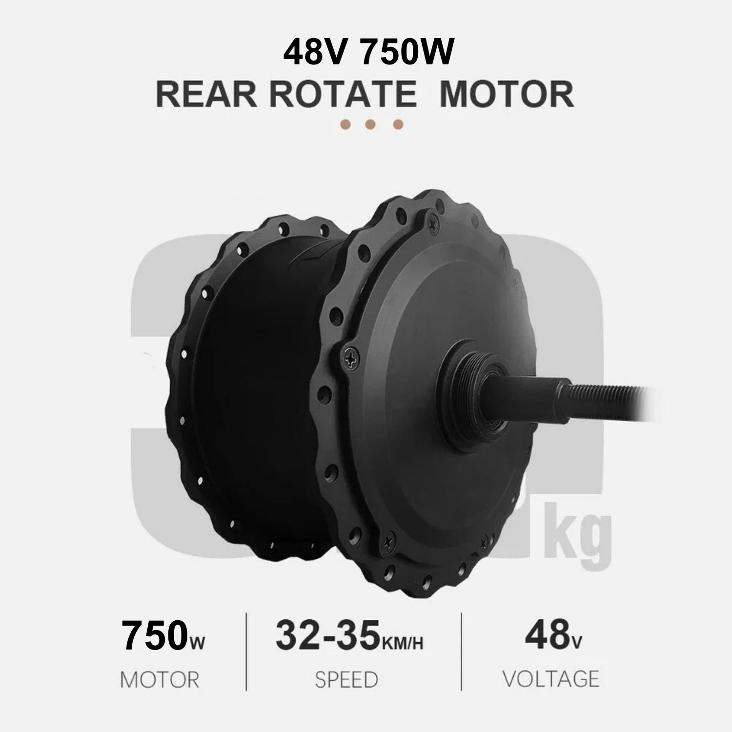 VIVI Electric Bike Motor Rear Brushless Hub Motors