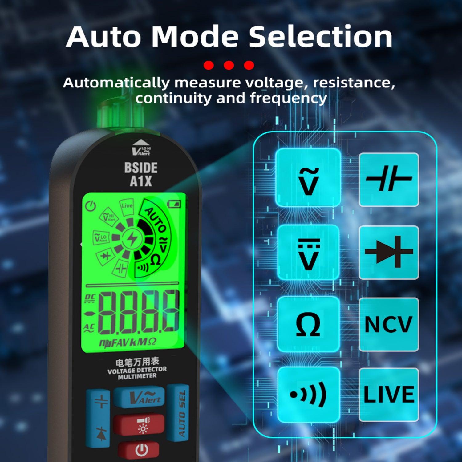 VIVI A1X Rechargeable Digital Multimeter DC AC Voltmeter