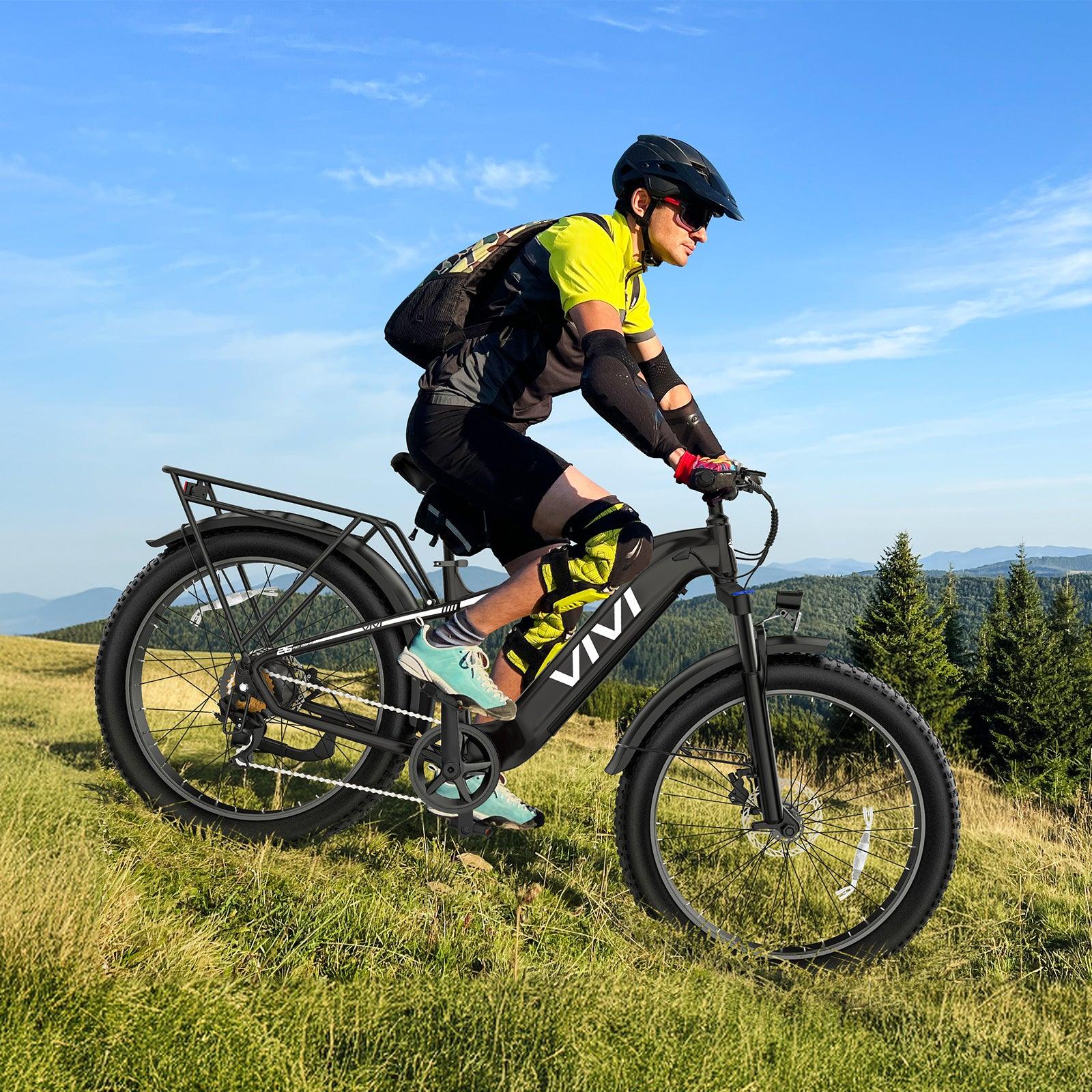 electric adventure bicycle Explorer Plus iQ Fat Tire Bike | E-Bike High Timber Electric Bike Black