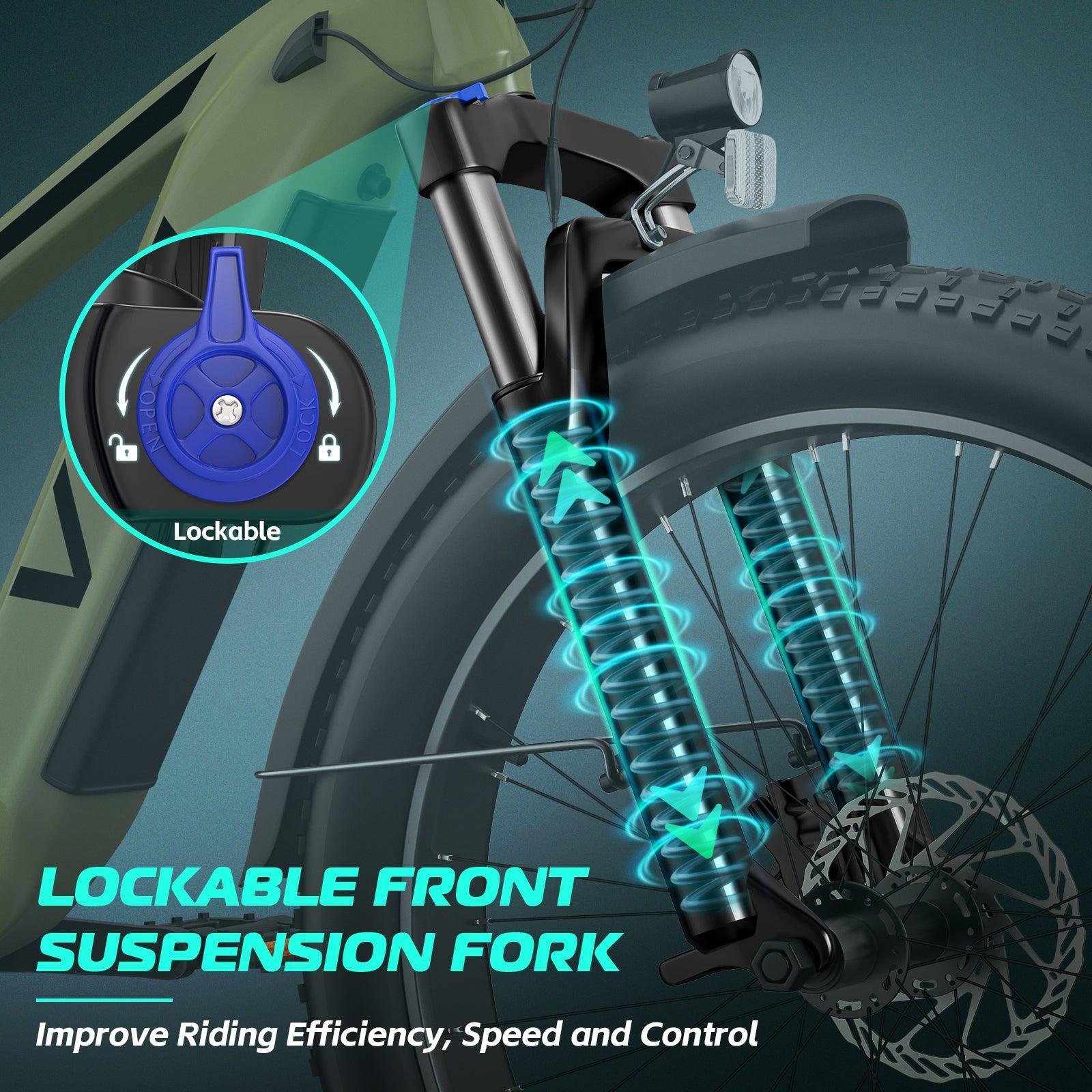 VIVI ACE01 Electric Bike All Terrain Fat Tire Electric Bike SGS Certified to UL2849